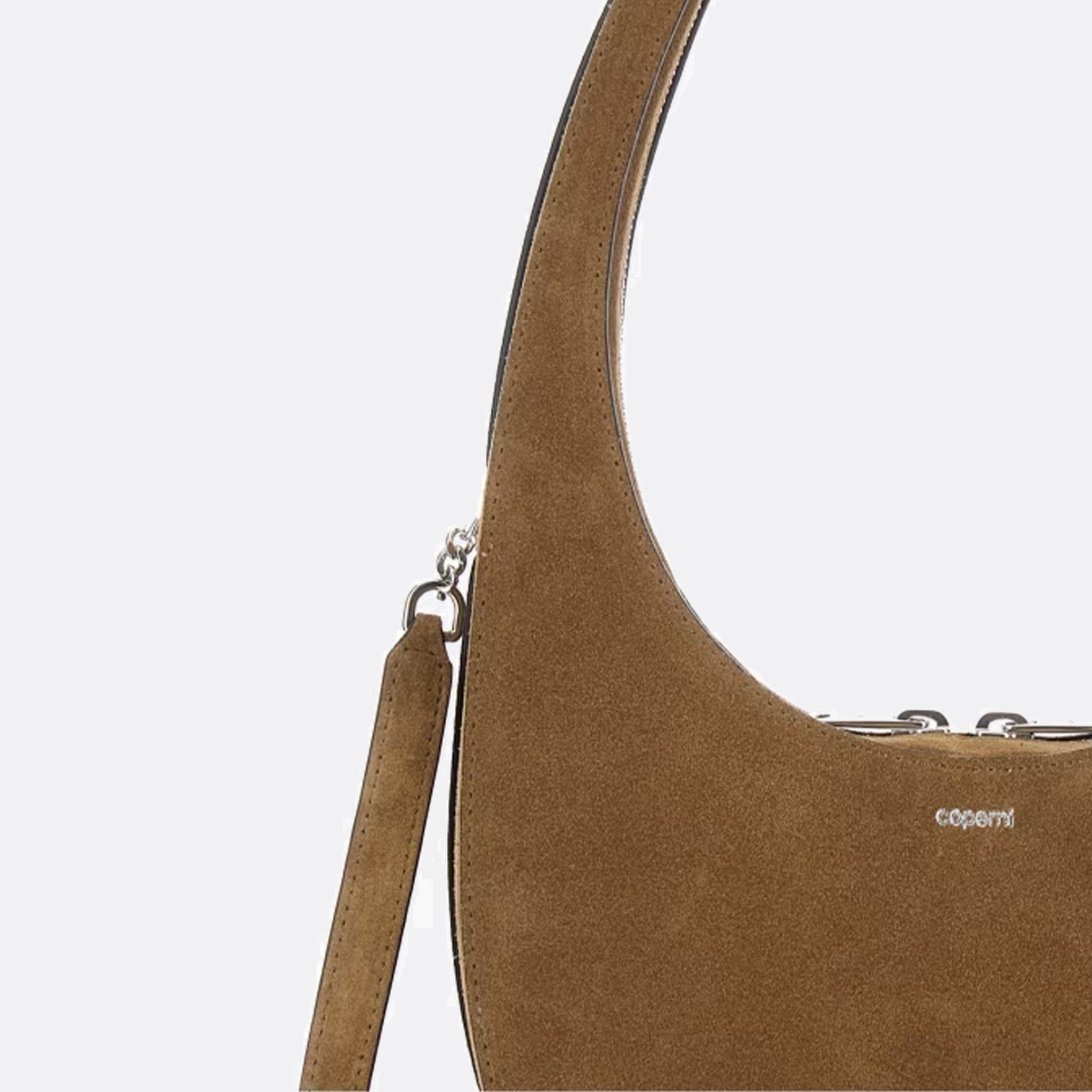 The Suede Swipe Crossbody Bag from Coperni