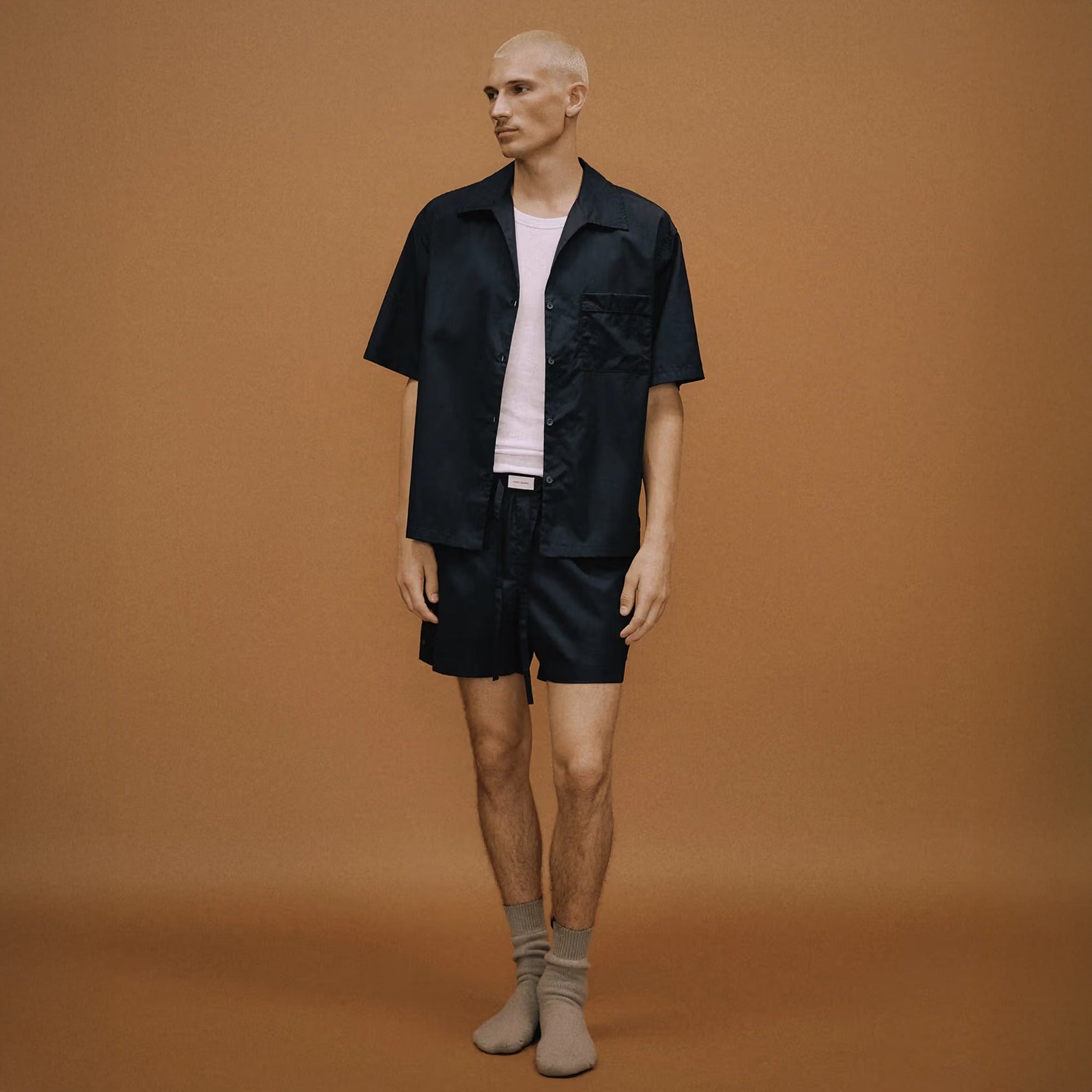 Pajama Shorts from Entire Studios in Black