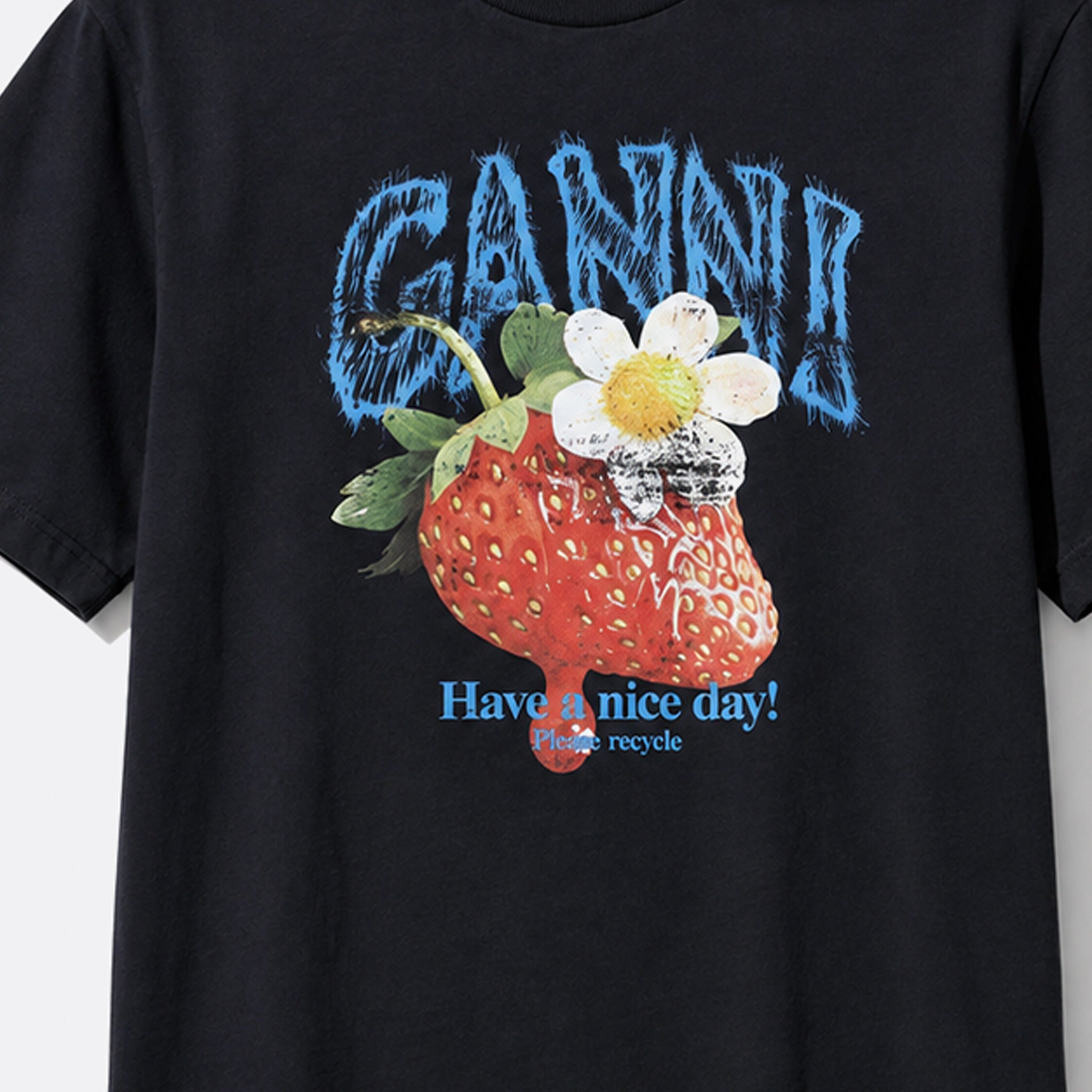 Strawberry Cotton T-Shirt from GANNI