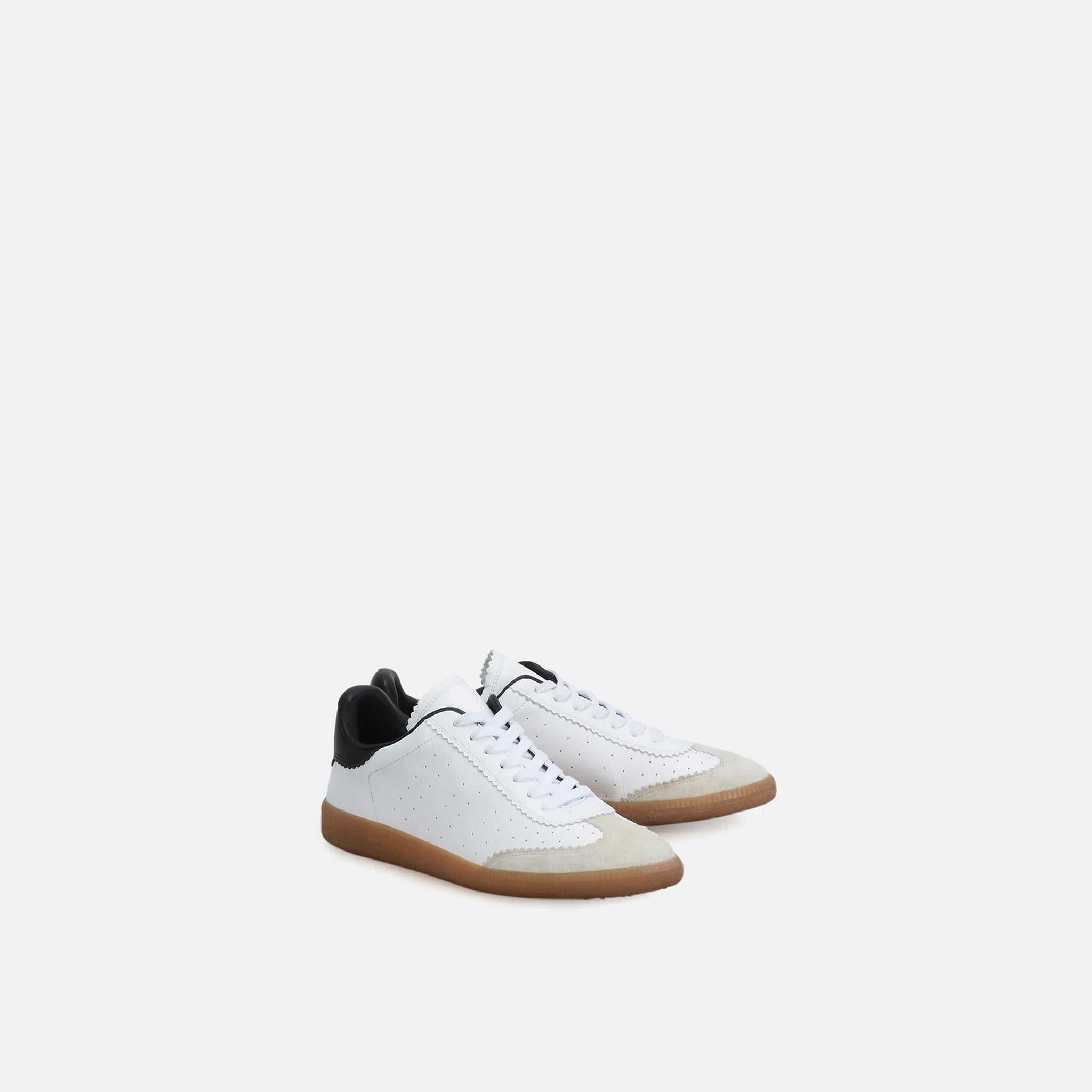 Bryce Low-Top Leather Sneakers from Isabel Marant in White