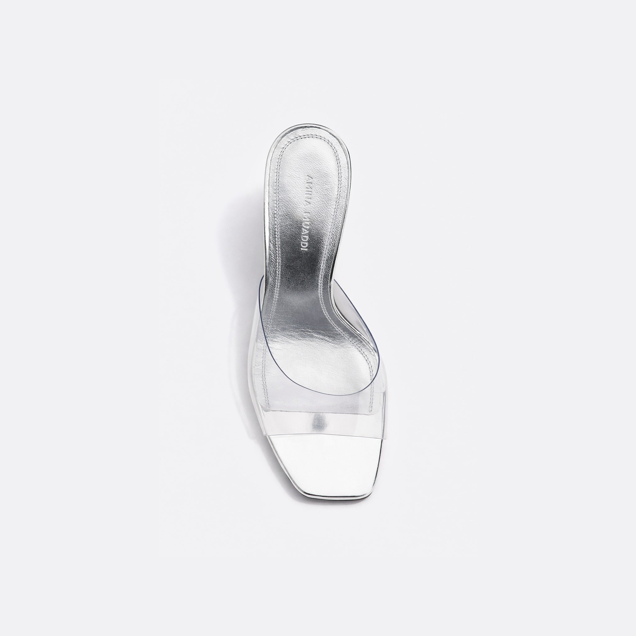 Lupita Glass 70 Slipper from Amina Muadd