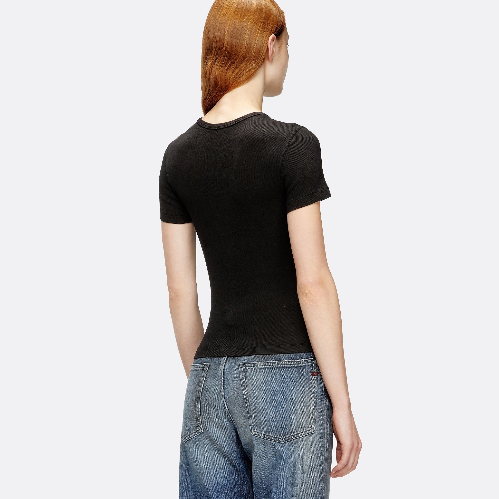 T-Ele-Long-OD T-Shirt by Diesel in Black