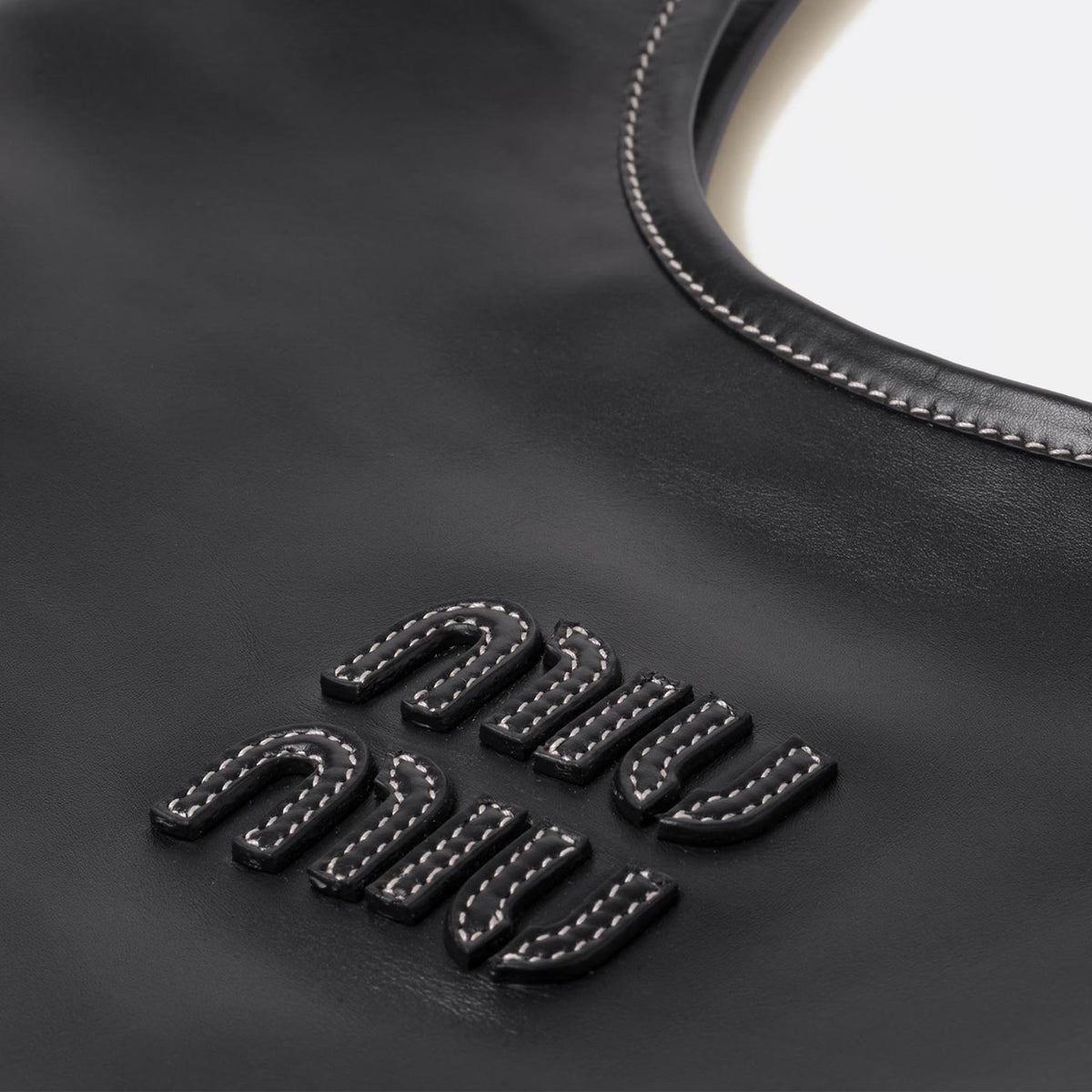 Ivy Leather Shoulder Bag from Miu Miu