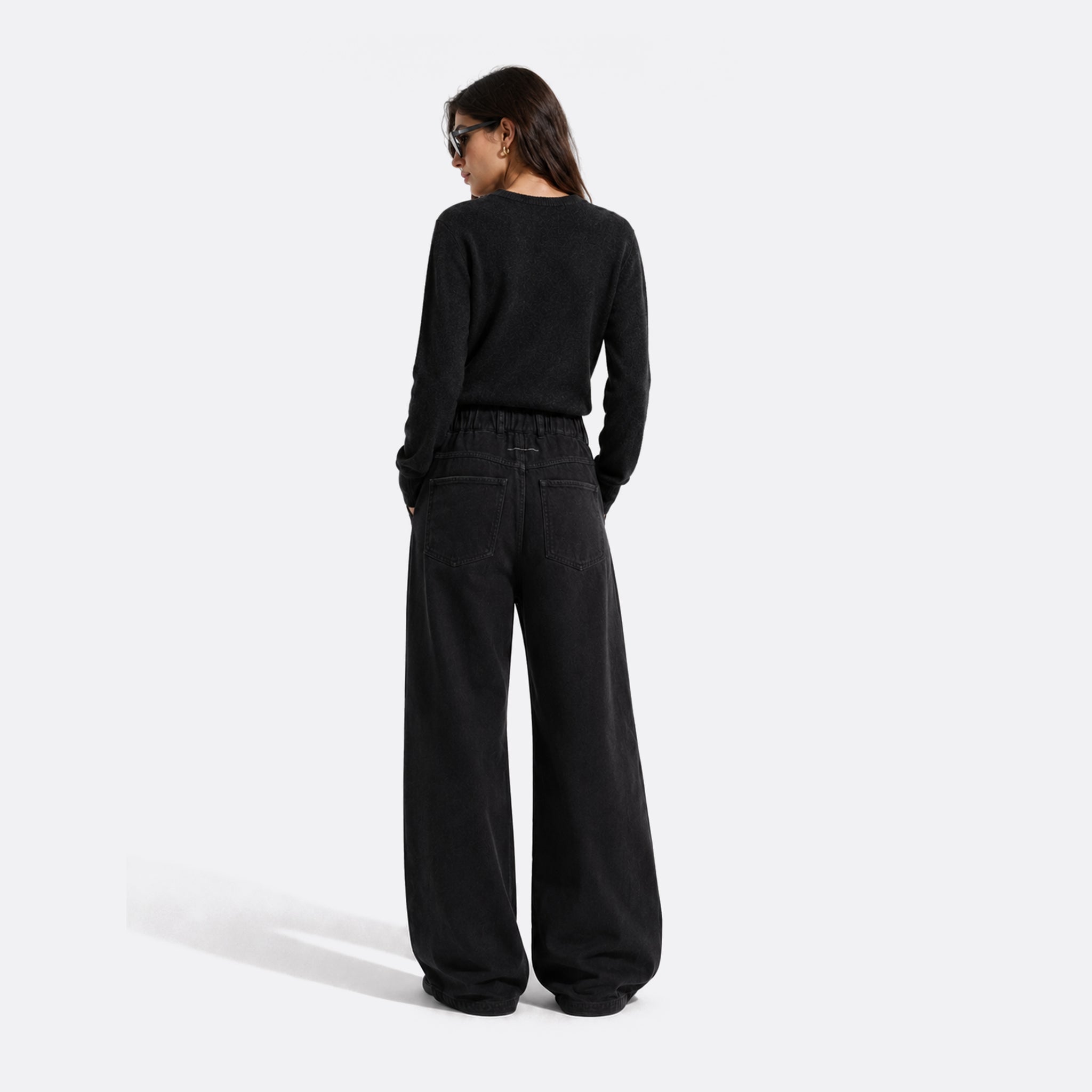 Wide-Leg Cotton Trousers from MM6 Maison Margiela