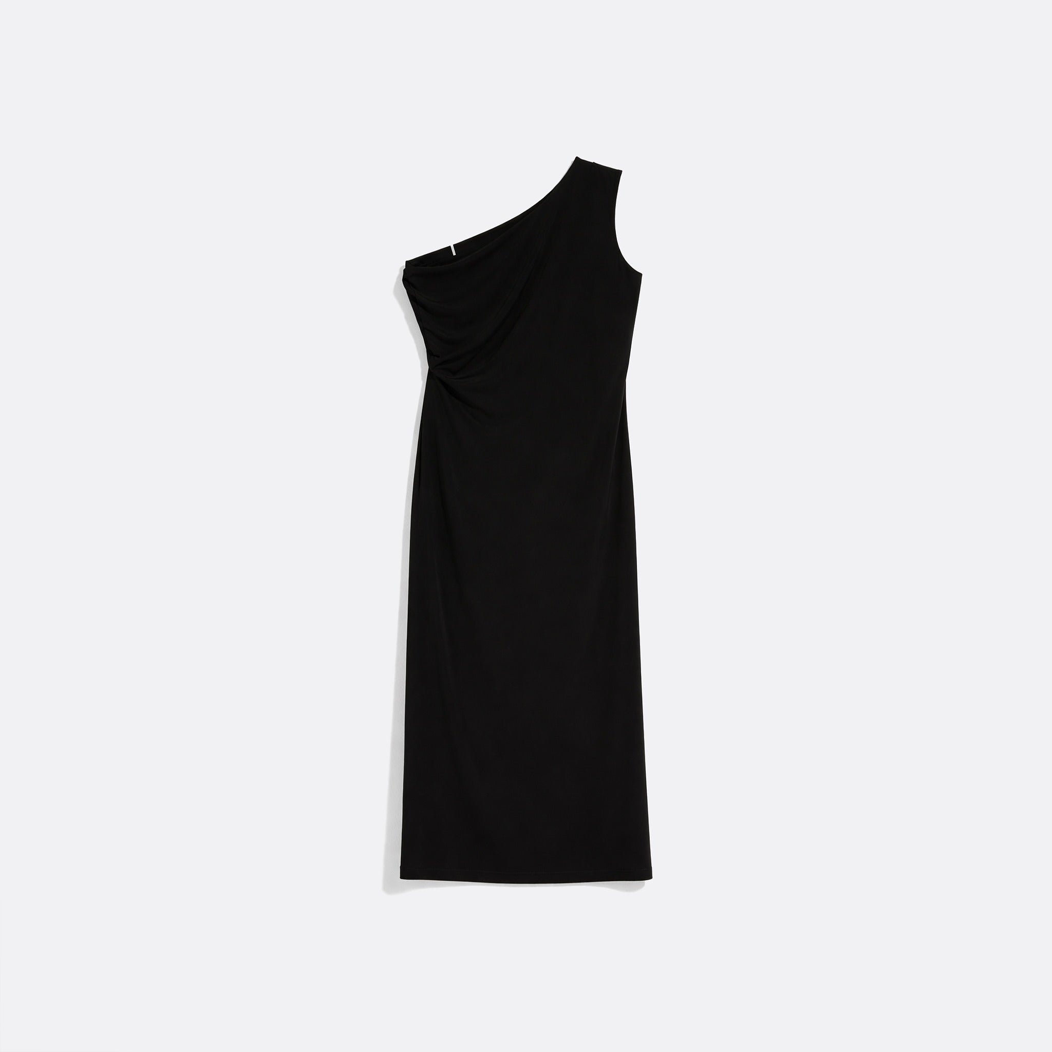 The Drop-Shoulder Long Dress from Norma Kamali in Black