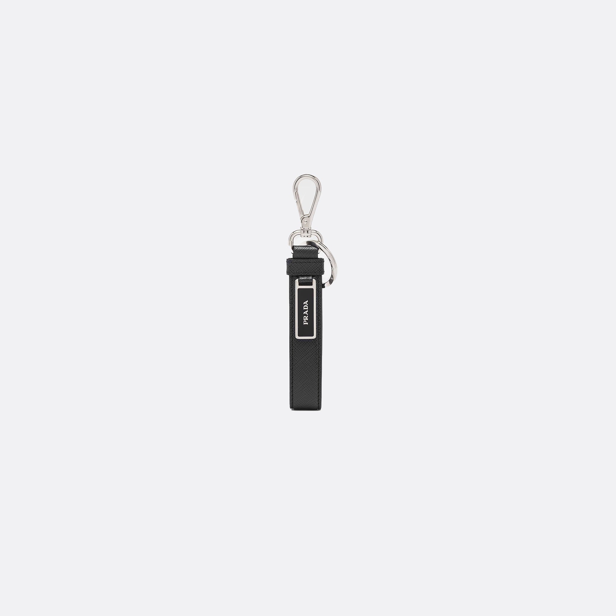 Saffiano Leather Keychain from Prada