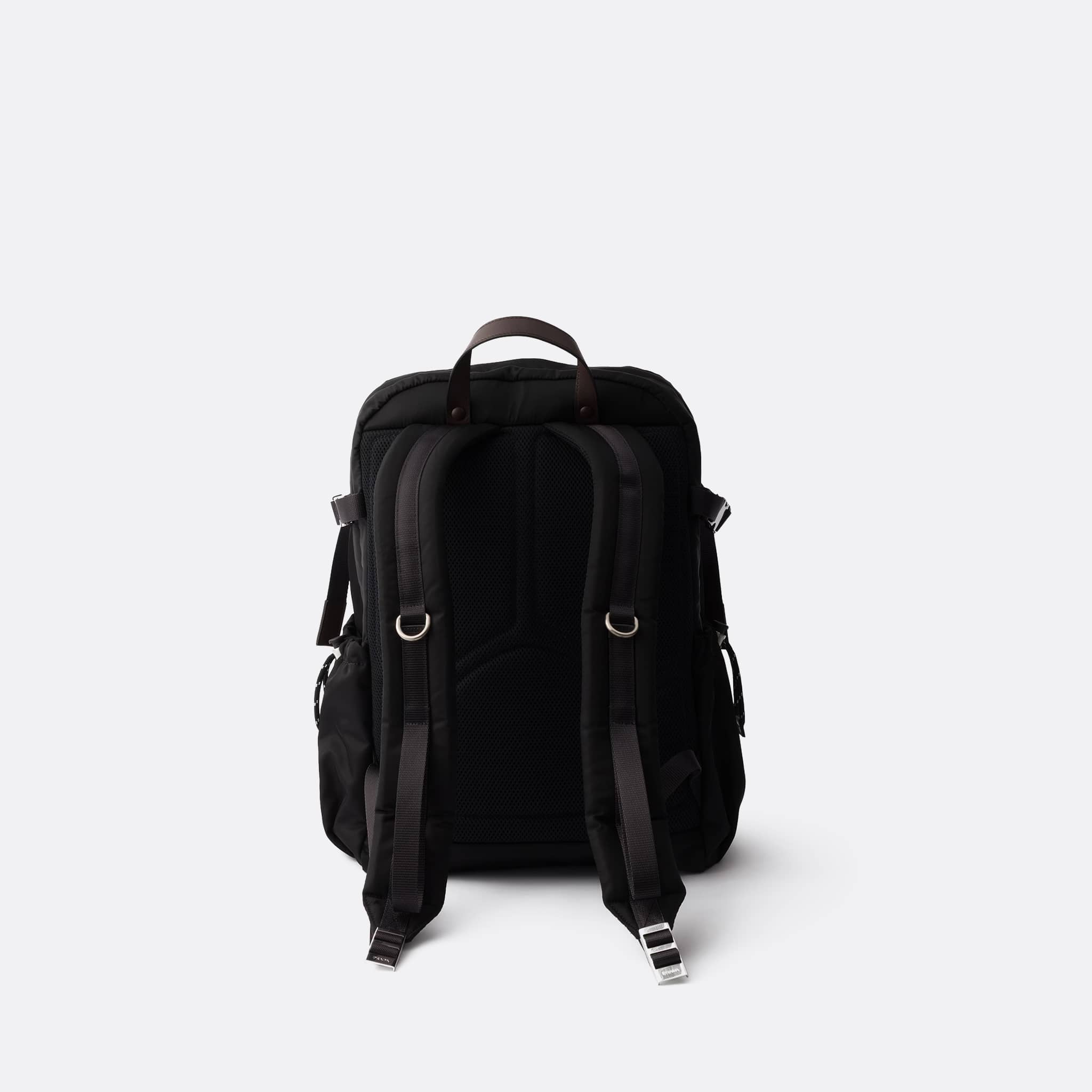 Prada Speedrock Re-Nylon and Leather Backpack