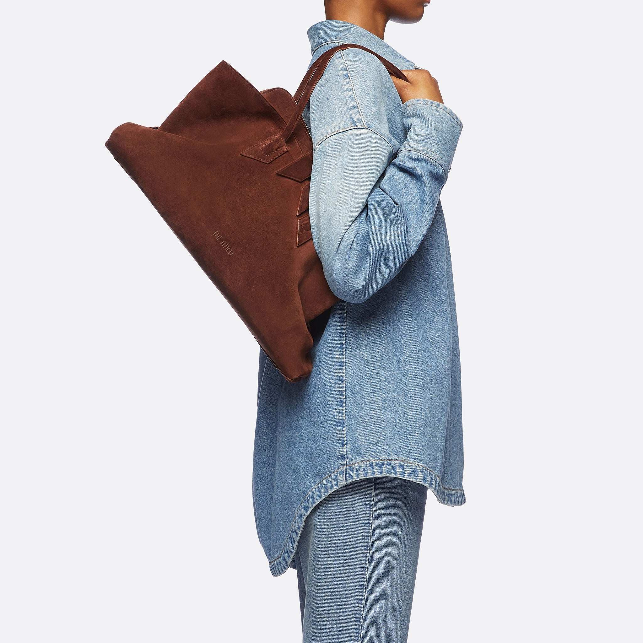 Light Chocolate La Passeggiata Medium Bag from The Attico