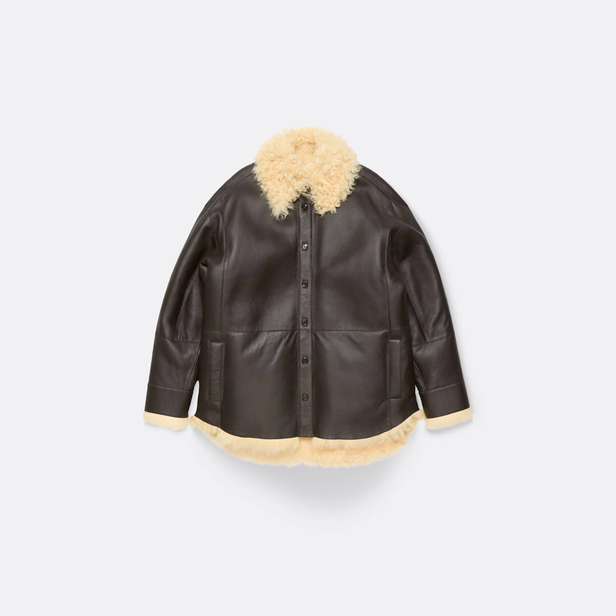 Shearling Shirt Jacket by Acne Studios