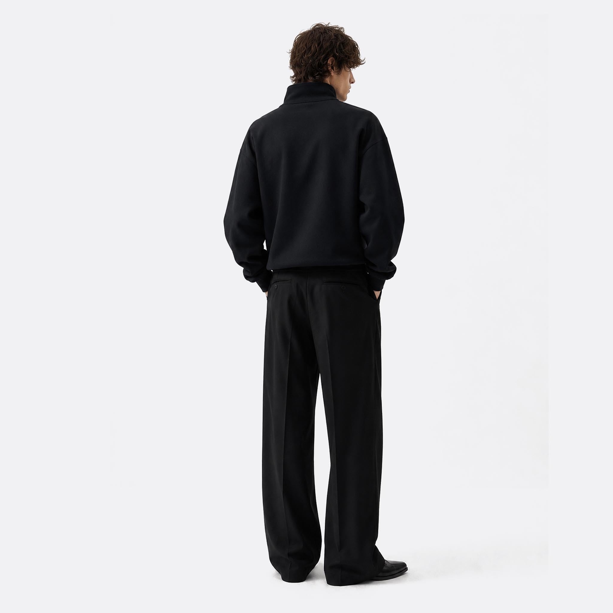 Gros Grain Zipped-Rollneck Sweatshirt from Jacquemus
