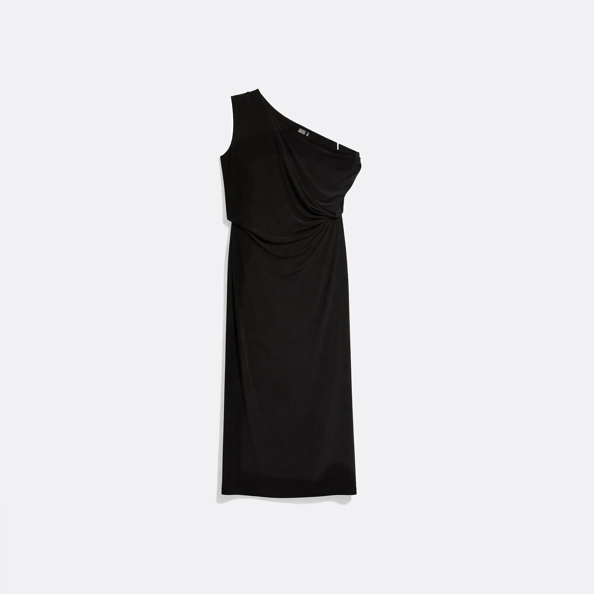 The Drop-Shoulder Long Dress from Norma Kamali in Black