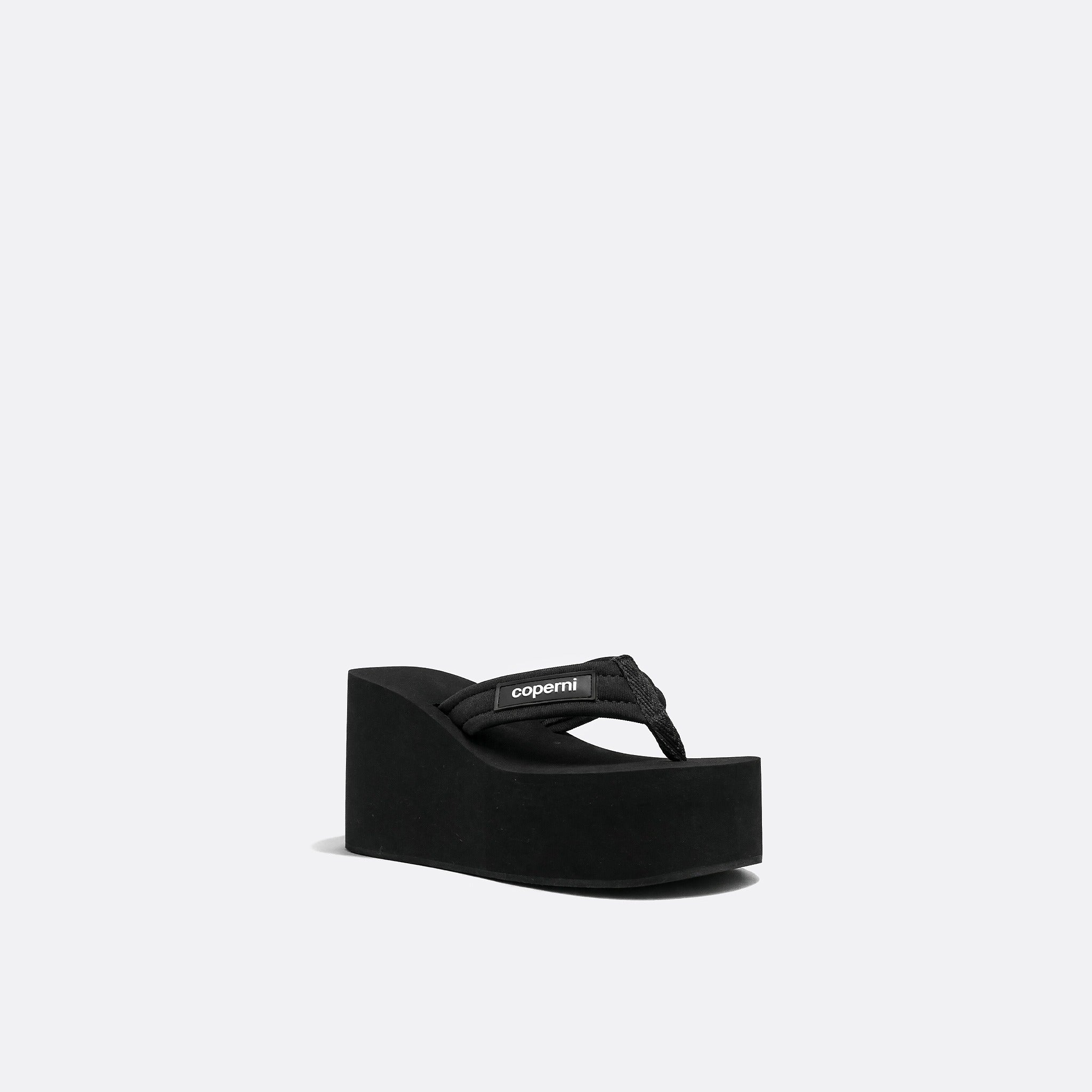The Platform Thong Sandals from Coperni in Black