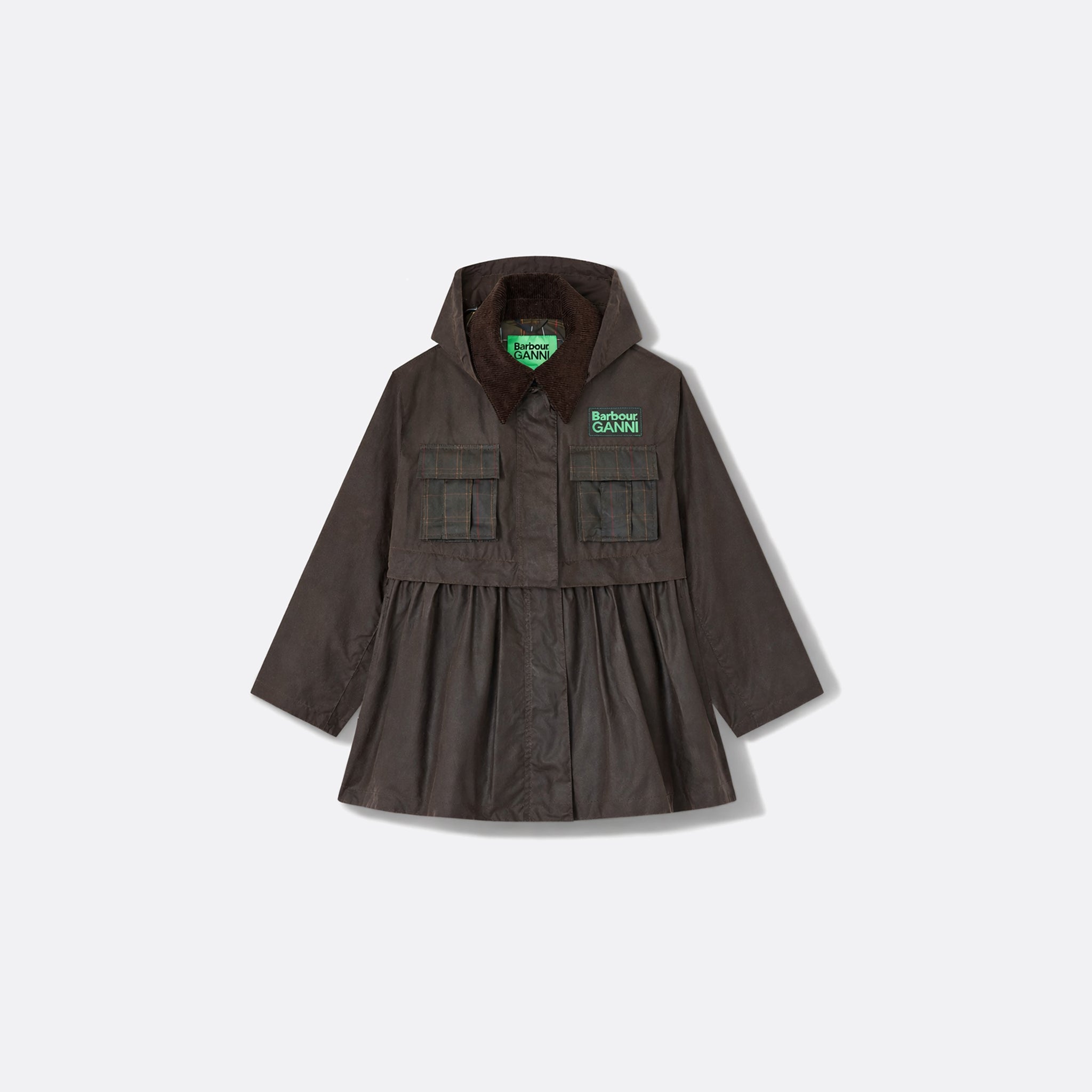 The Waxed Peplum Jacket from GANNI x Barbour