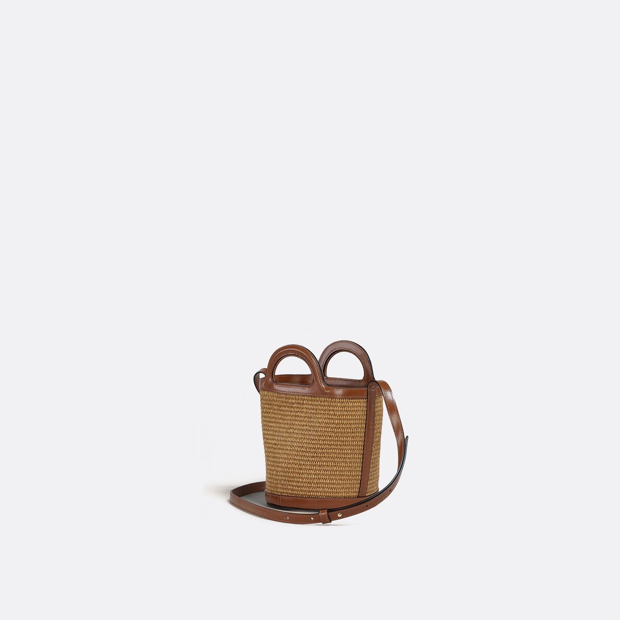 The Tropicalia Small Bucket Bag from Marni in Brown