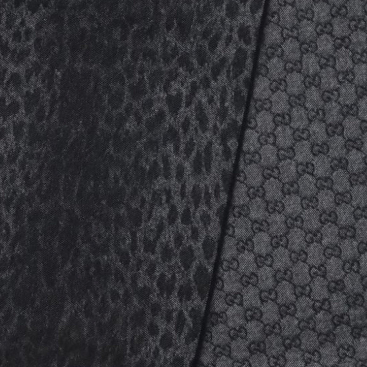 Reversible Leopard and GG Wool Scarf from Gucci