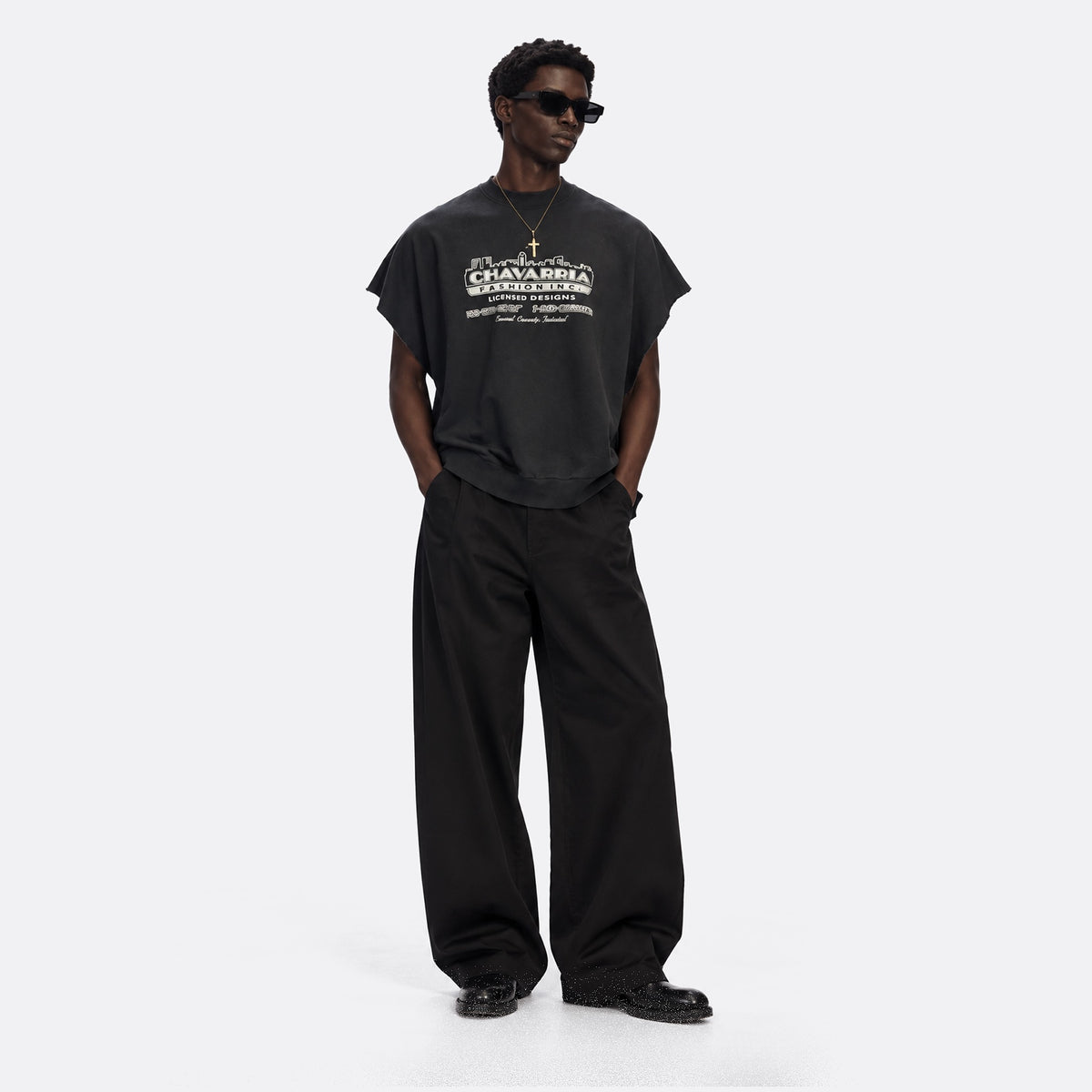 Chavarria Licensed Designs Hooligan Muscle Crewneck from Willy Chavarria