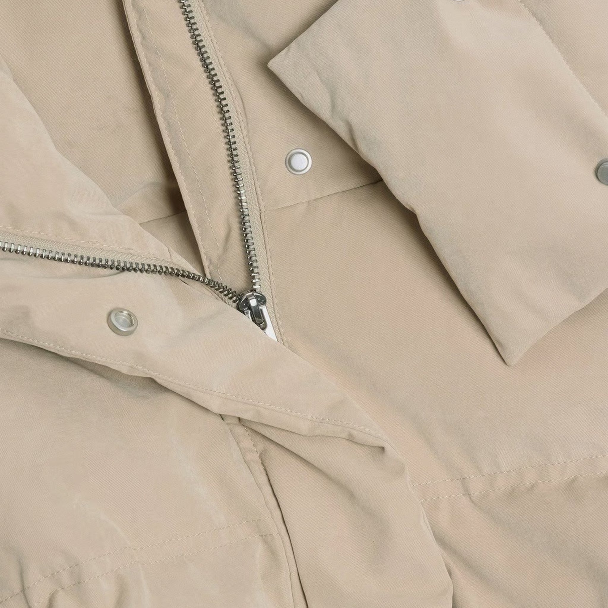 Holzweiler Steilia Brushed Down Jacket in Beige