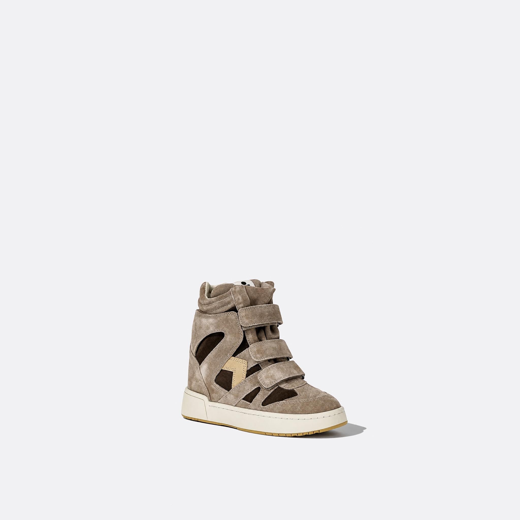 Leather High-Top Sneakers from Isabel Maran