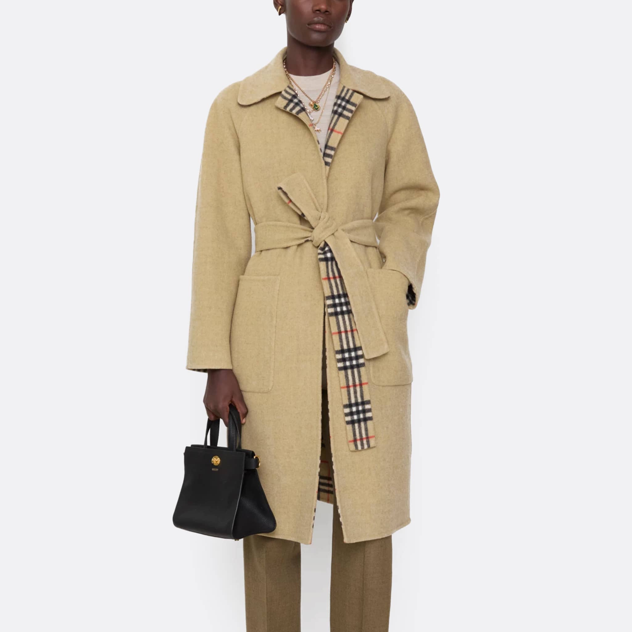 The Reversible Wool Wrap Coat from Burberry