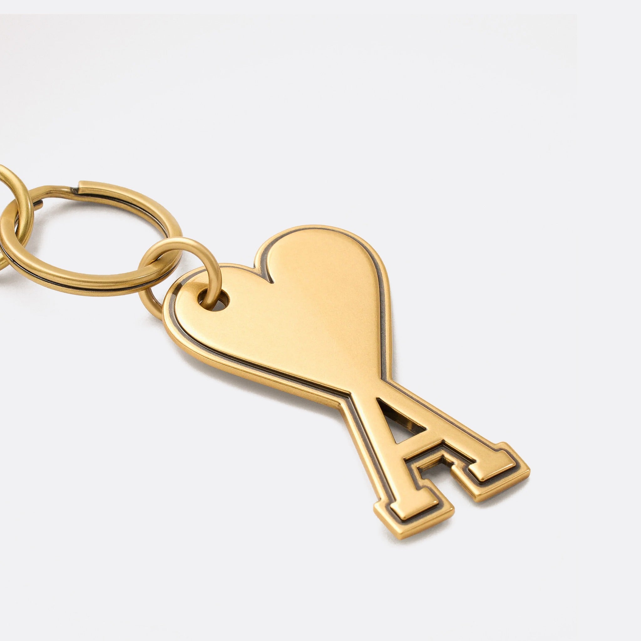 Ami De Coeur Keyring from Ami Paris in Gold