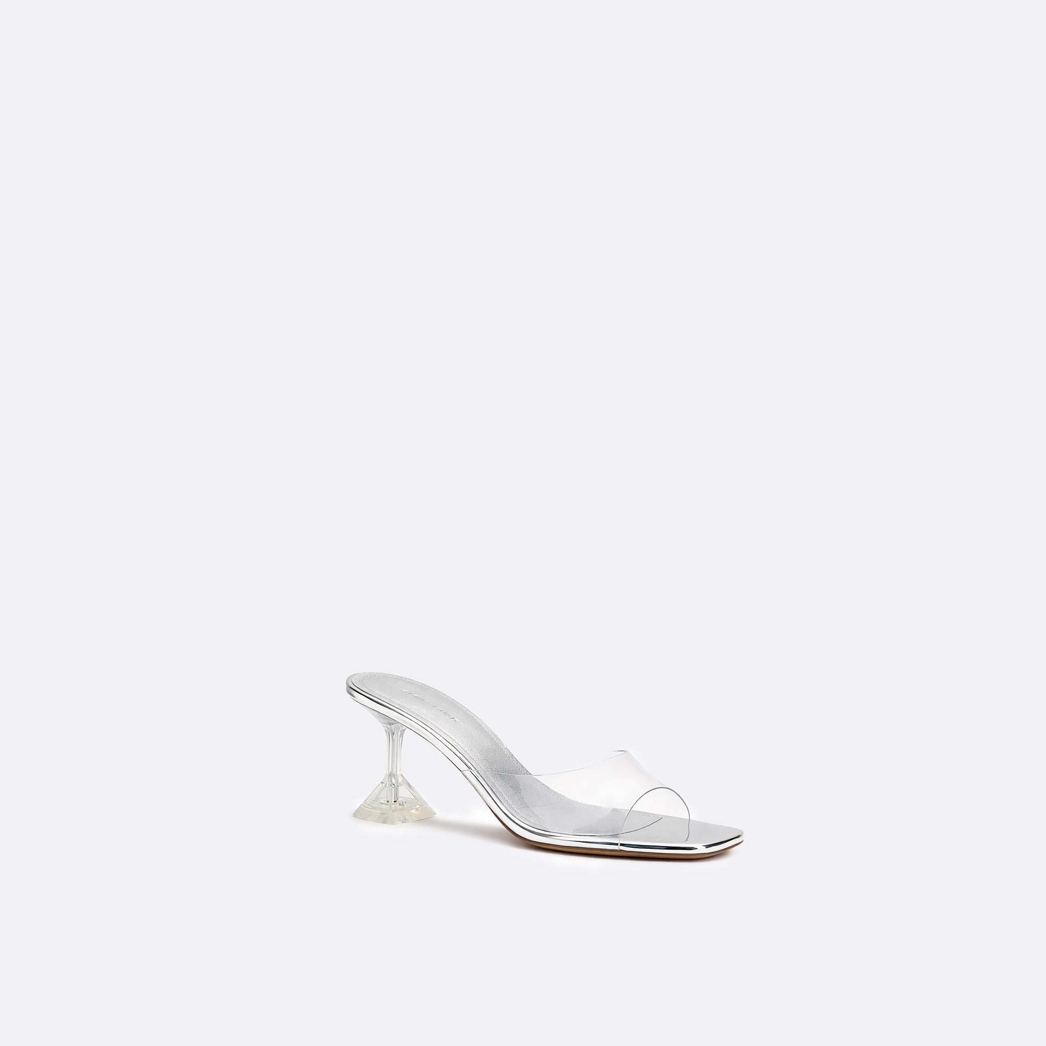 Lupita Glass 70 Slipper from Amina Muadd