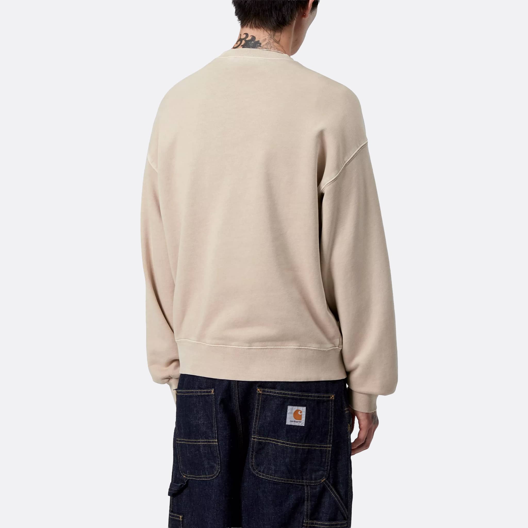 The Vista Sweatshirt from Carhartt WIP in Green / beige