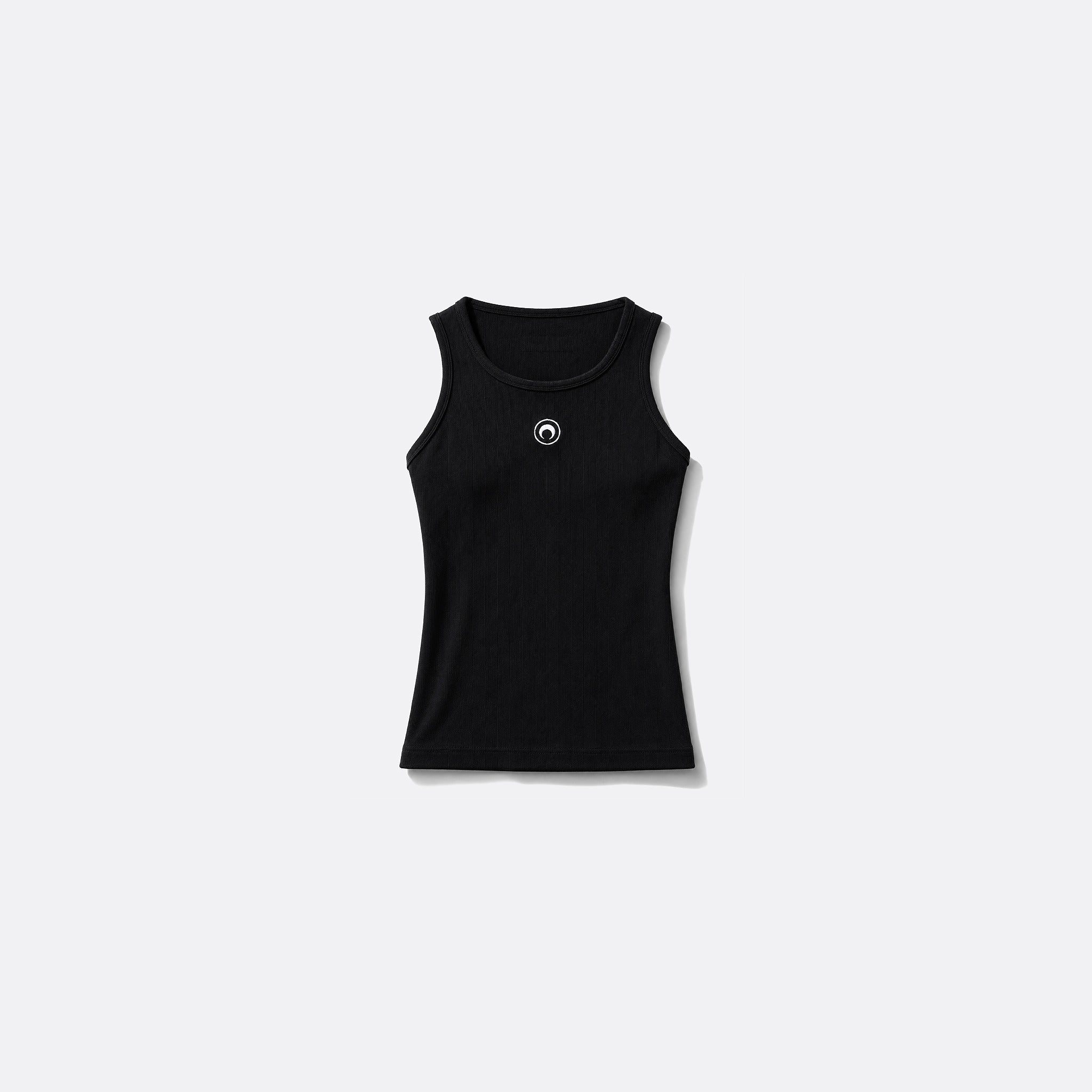 Organic Cotton Rib Moon Tank Top from Marine Serre