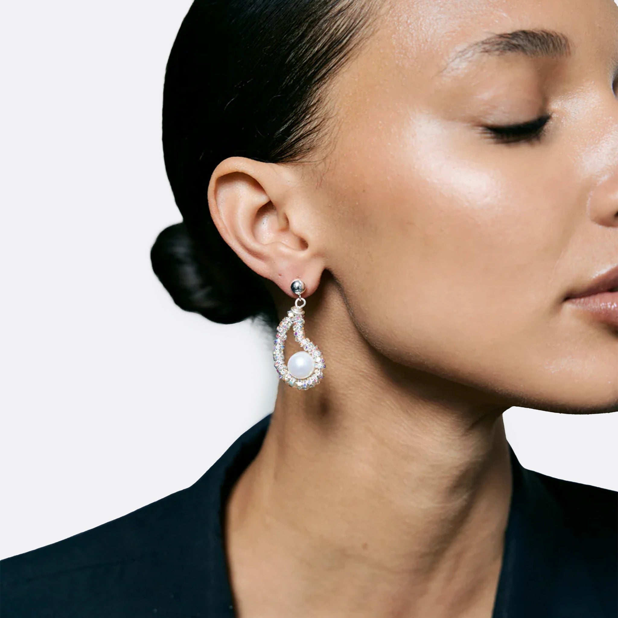 Pearl Octopuss.Y Tiny Oysters earrings in Silver