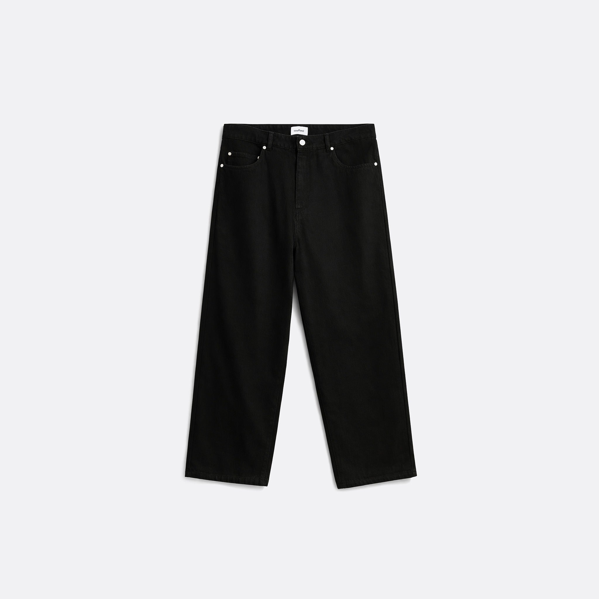 Soulland Kit Jeans in Rinse Wash Black