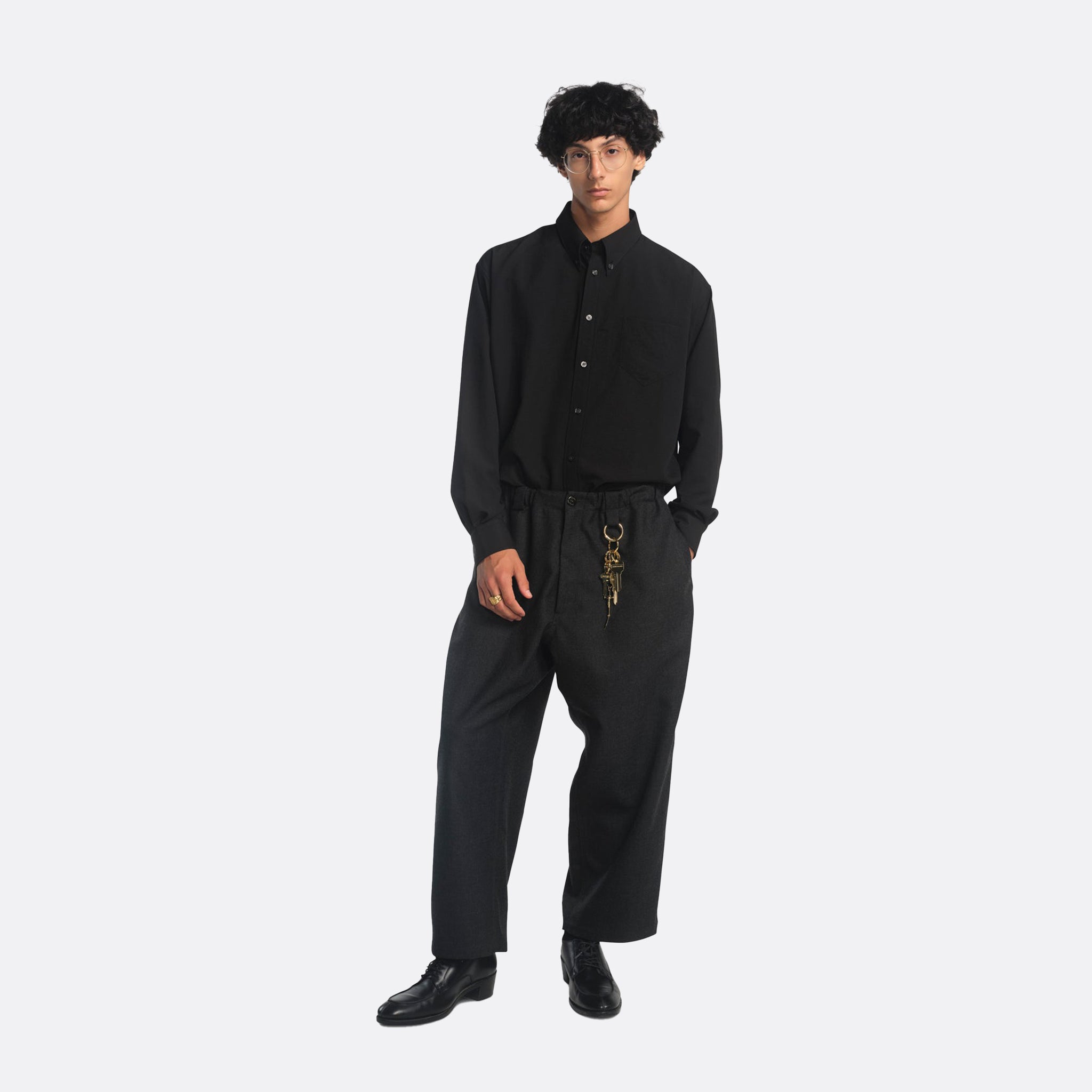 Willy Chavarria Veterano Shirt in Black