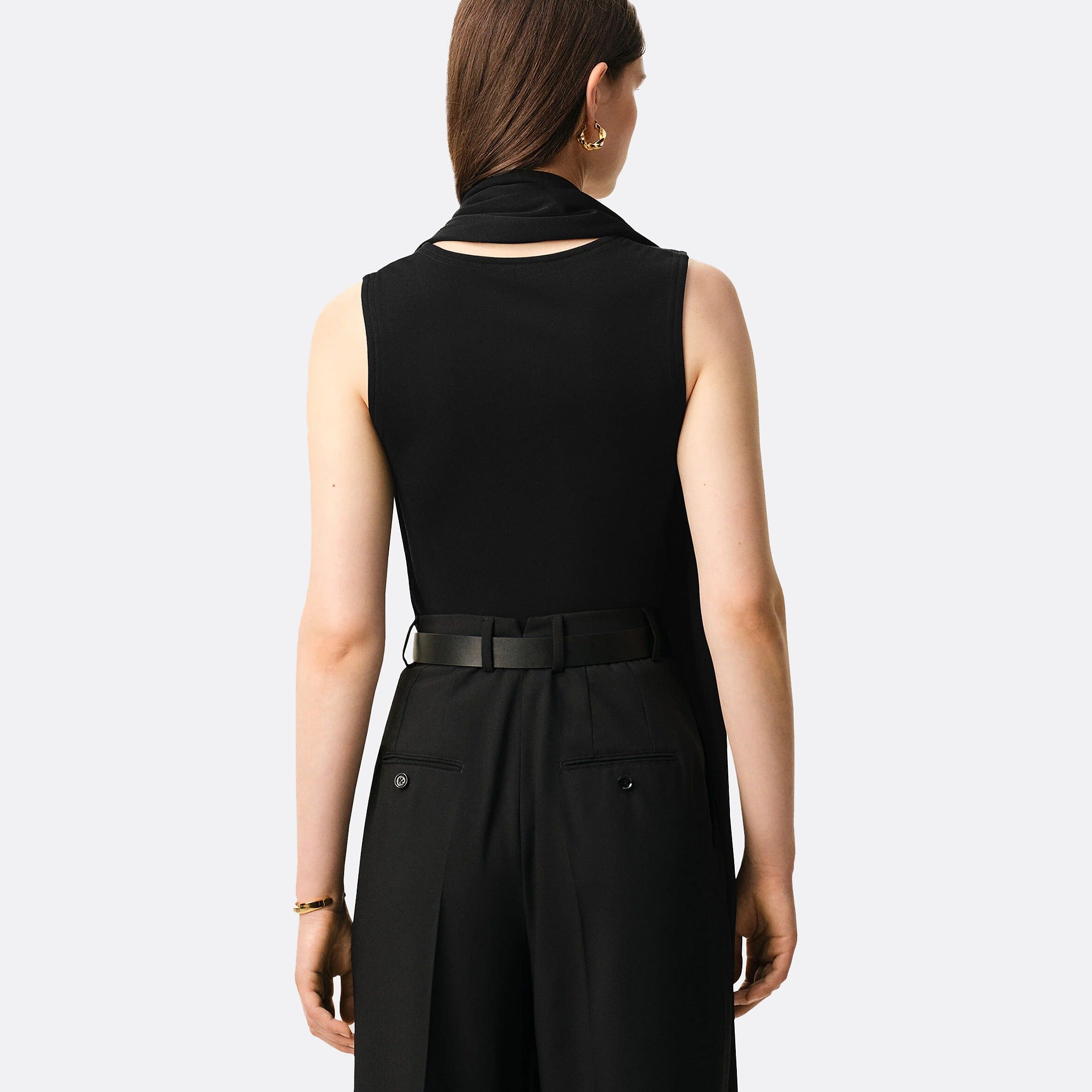 Lavallière Sleeveless Jersey Top from Ami Paris