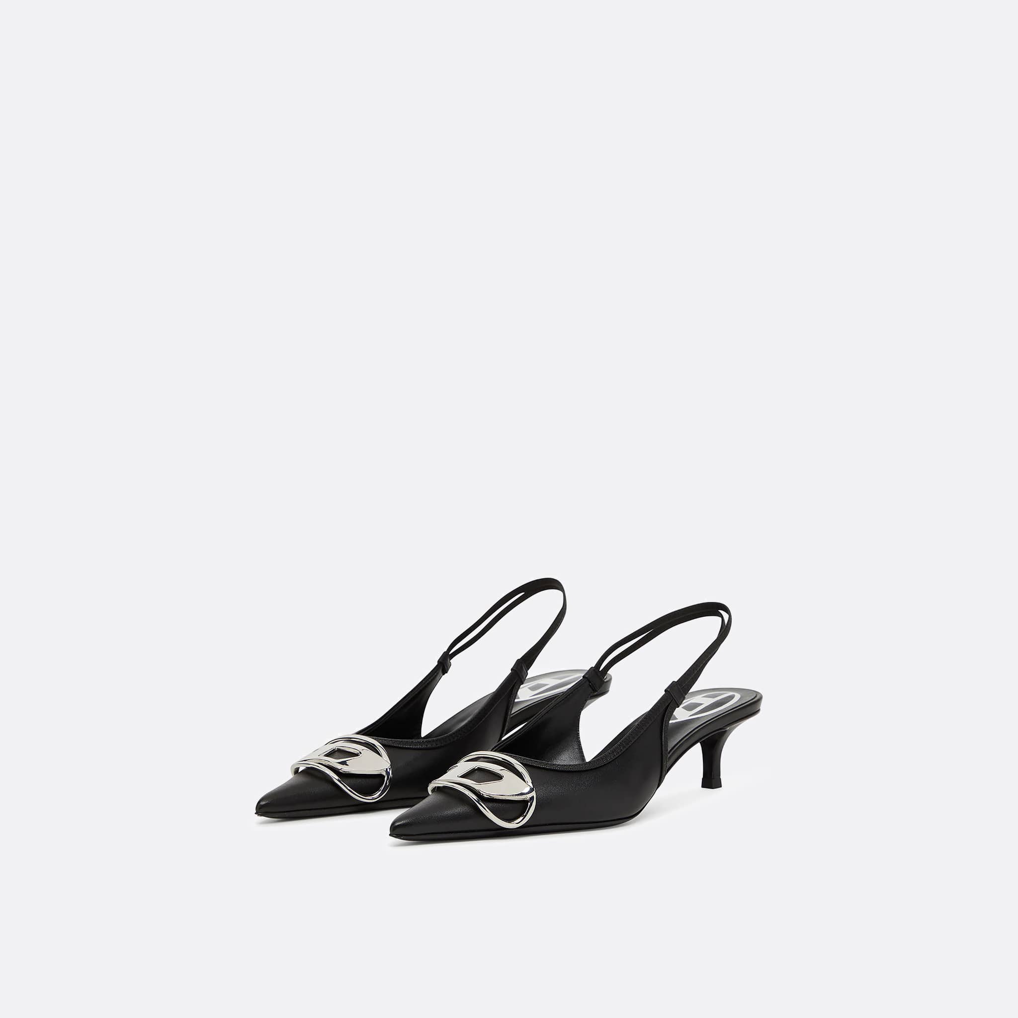 D-Venus SB 40 Slingback Pumps by Diesel in Black