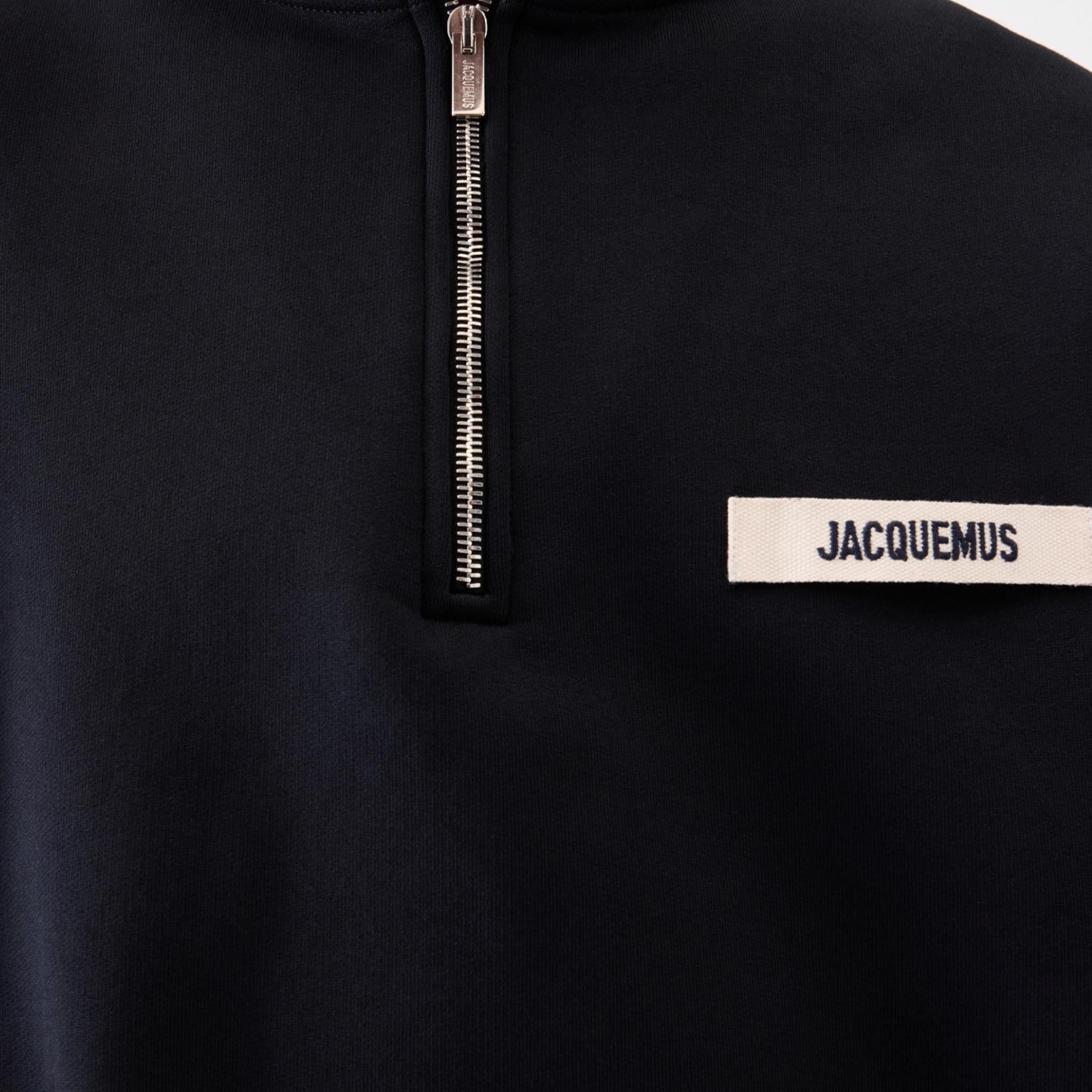 Gros Grain Zipped-Rollneck Sweatshirt from Jacquemus
