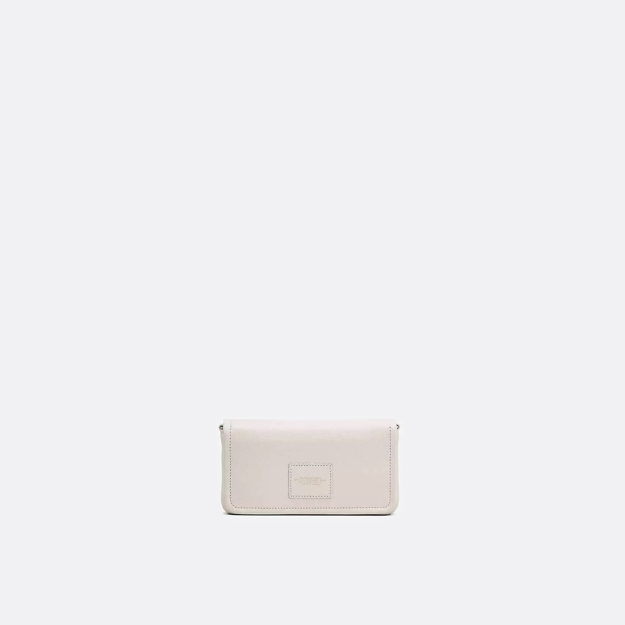 The Leather Mini Crossbody Bag from Marc Jacobs in Clean Cotton White