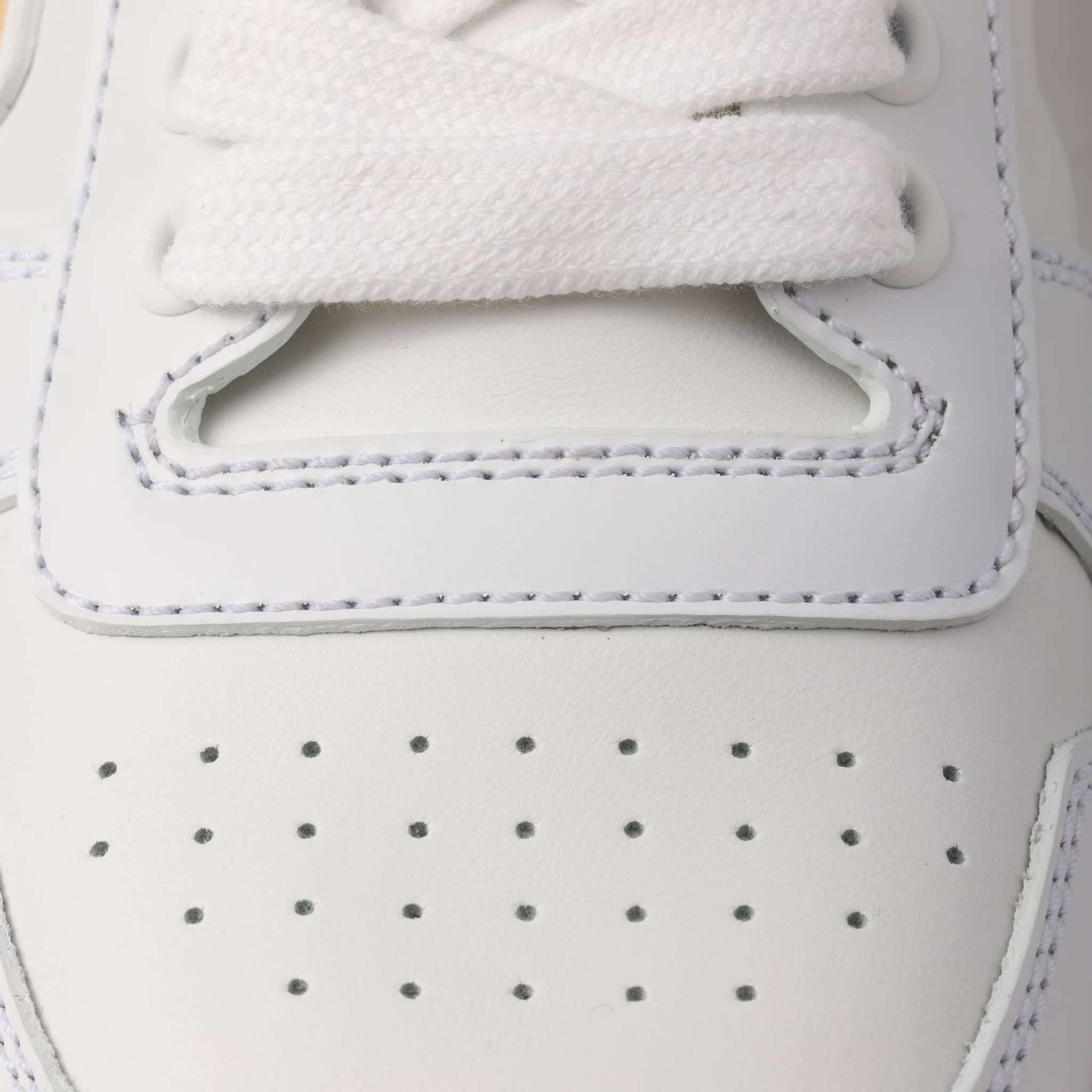 Downtown Bold Leather Sneakers from Prada