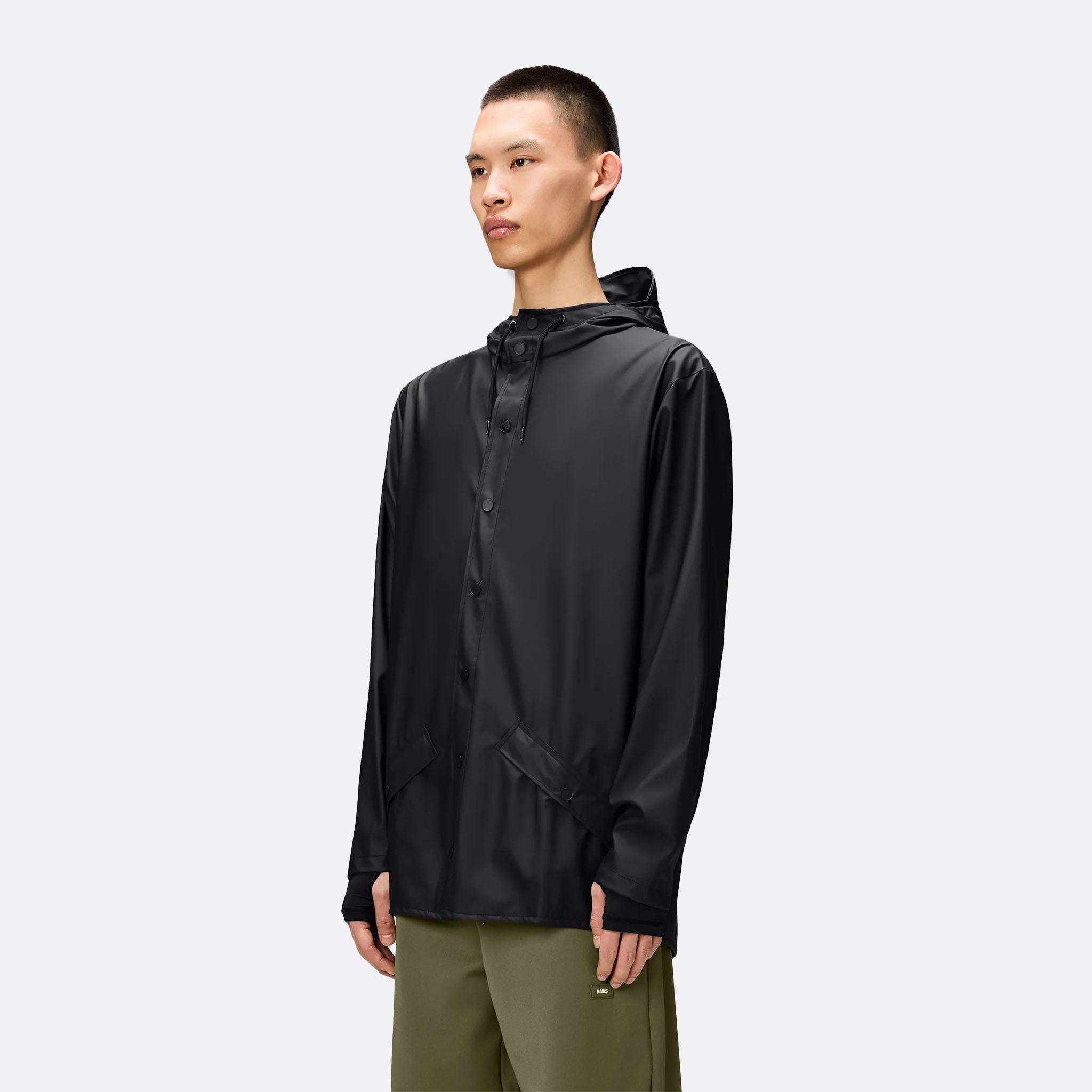 RAINS The Jacket in Black