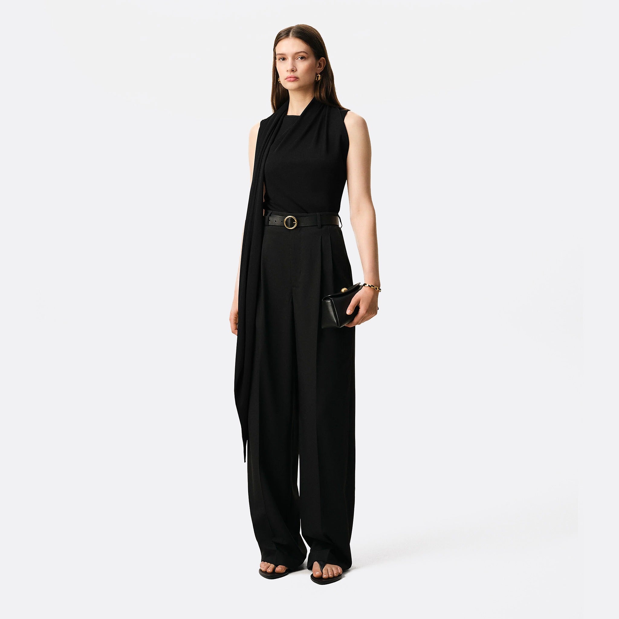 Lavallière Sleeveless Jersey Top from Ami Paris