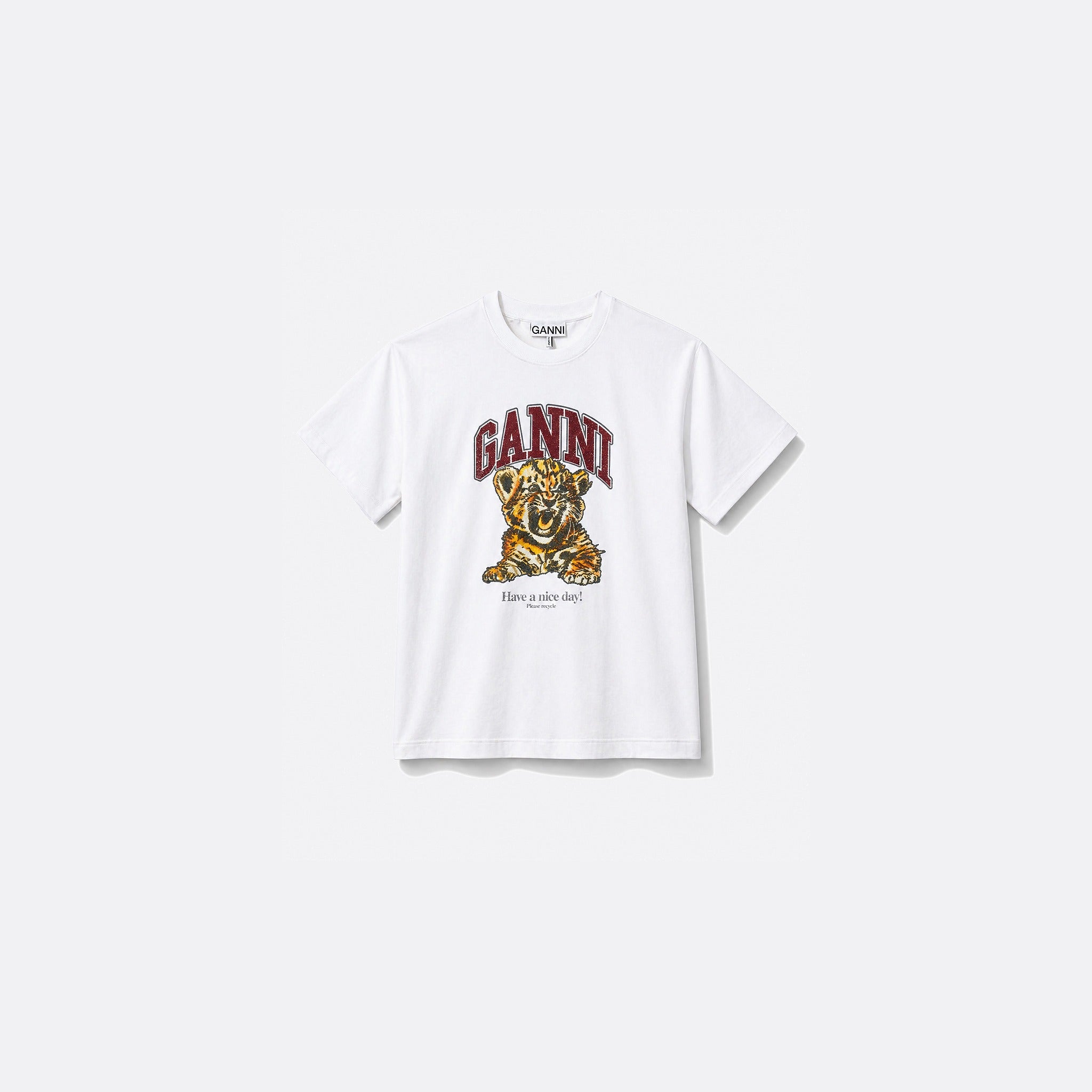 Beaded Tiger T-Shirt from GANNI