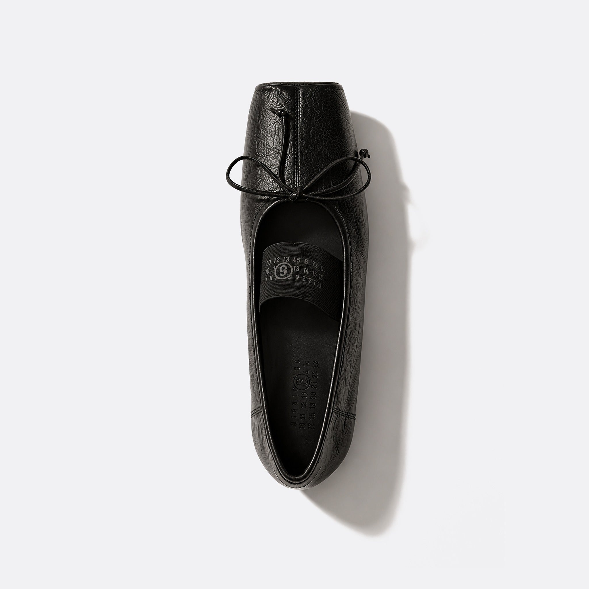 Numeric Square-Toe Ballerina Flats from MM6 Maison Margiela