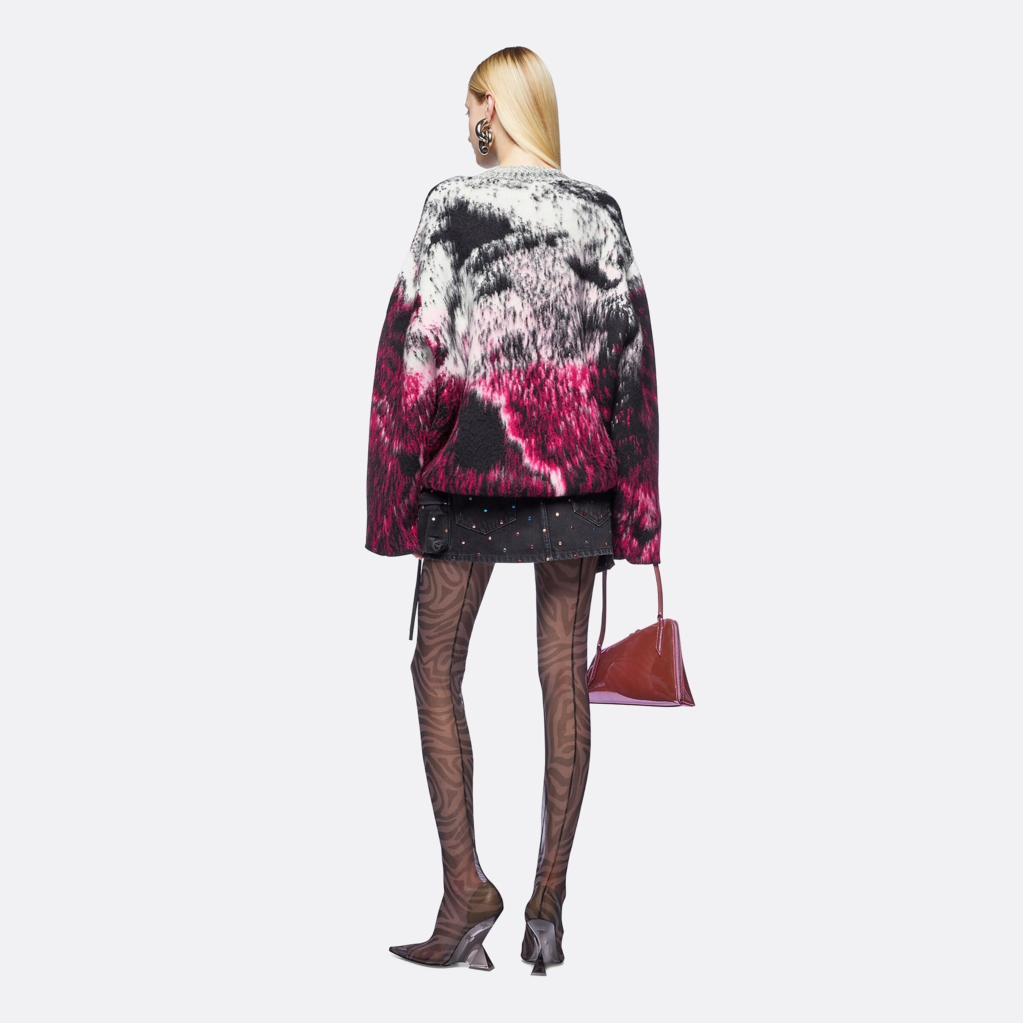 Black Fay Mini Skirt from The Attico