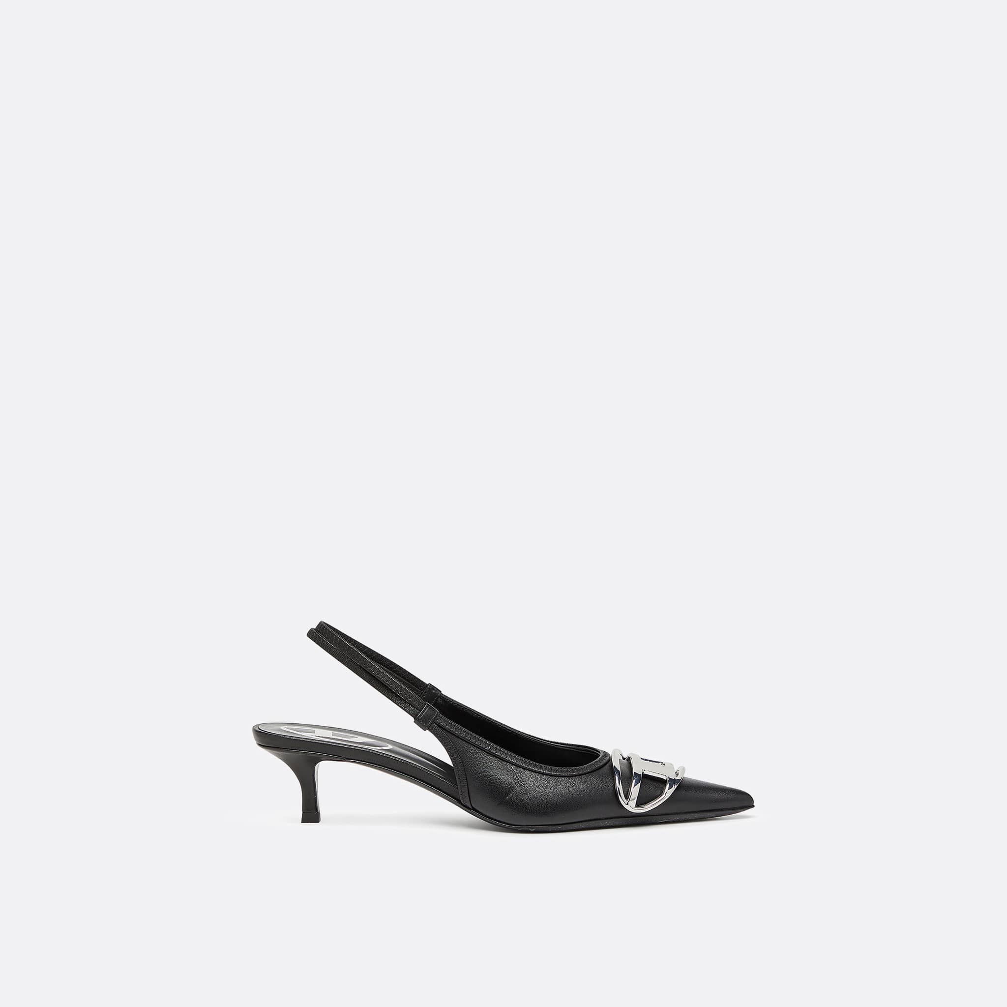 D-Venus SB 40 Slingback Pumps by Diesel in Black