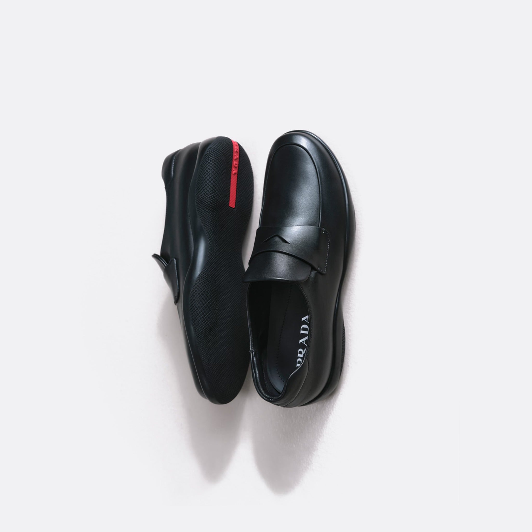 Toblach Leather Loafers from Prada