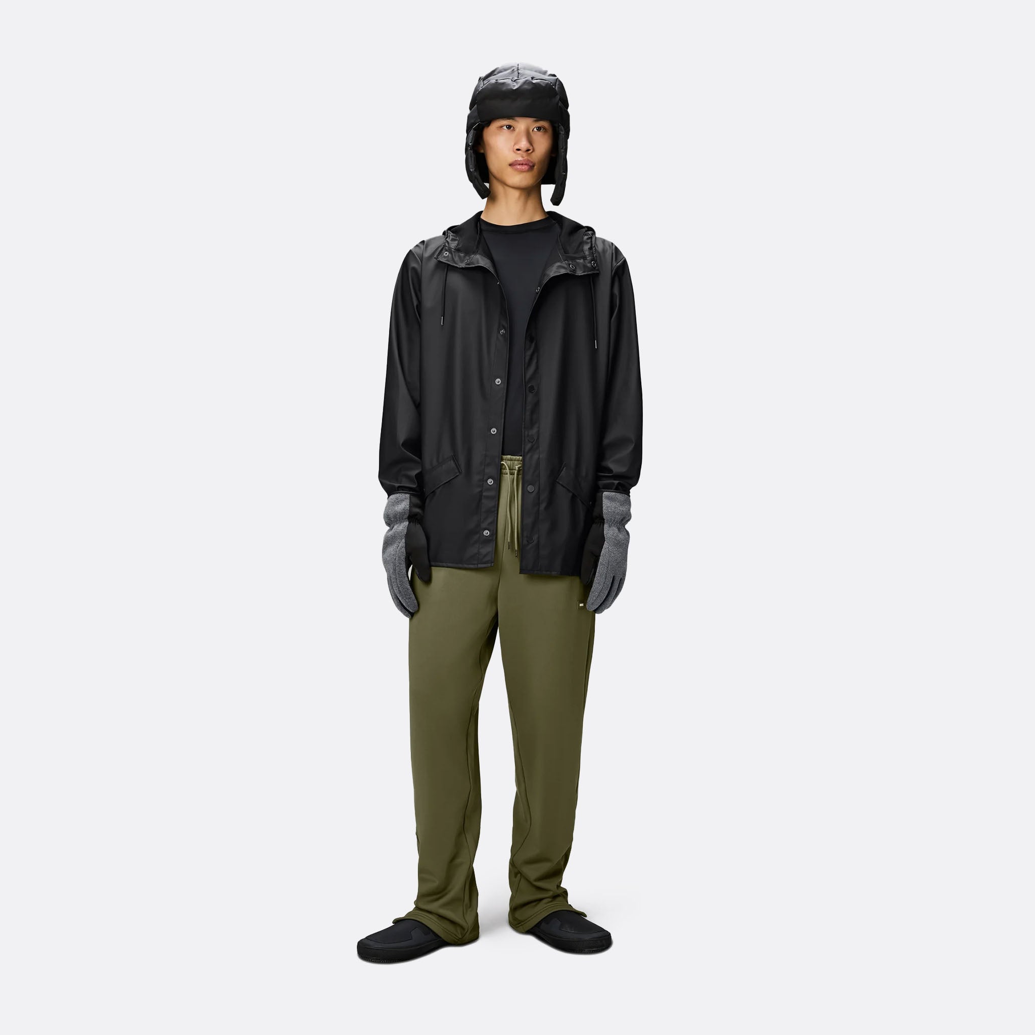 RAINS The Jacket in Black