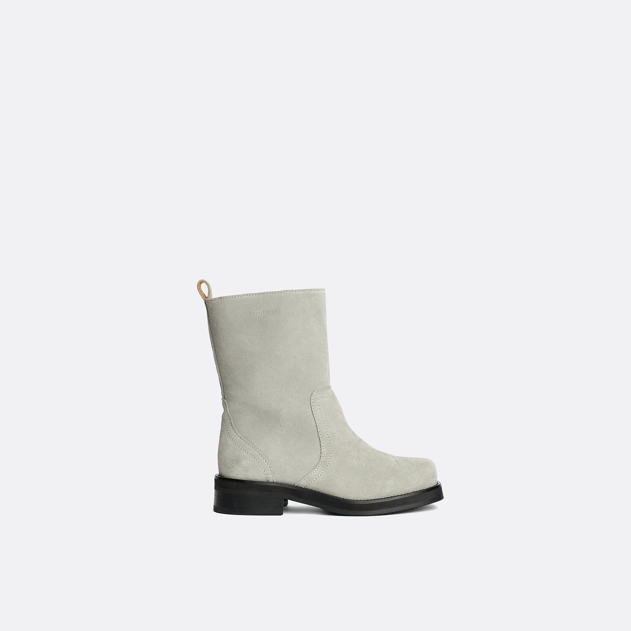 The Delaware Suede Boots from Soulland in Off-White