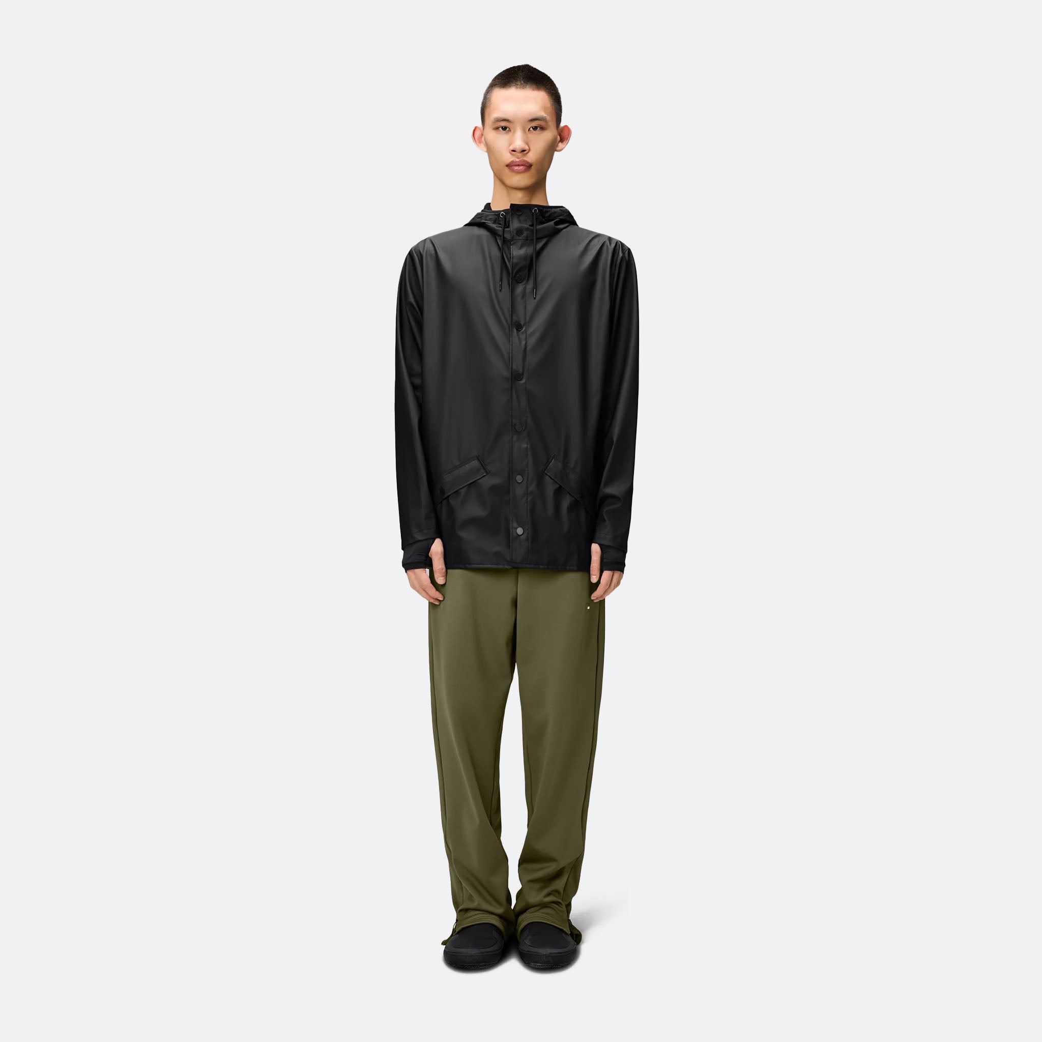 RAINS The Jacket in Black