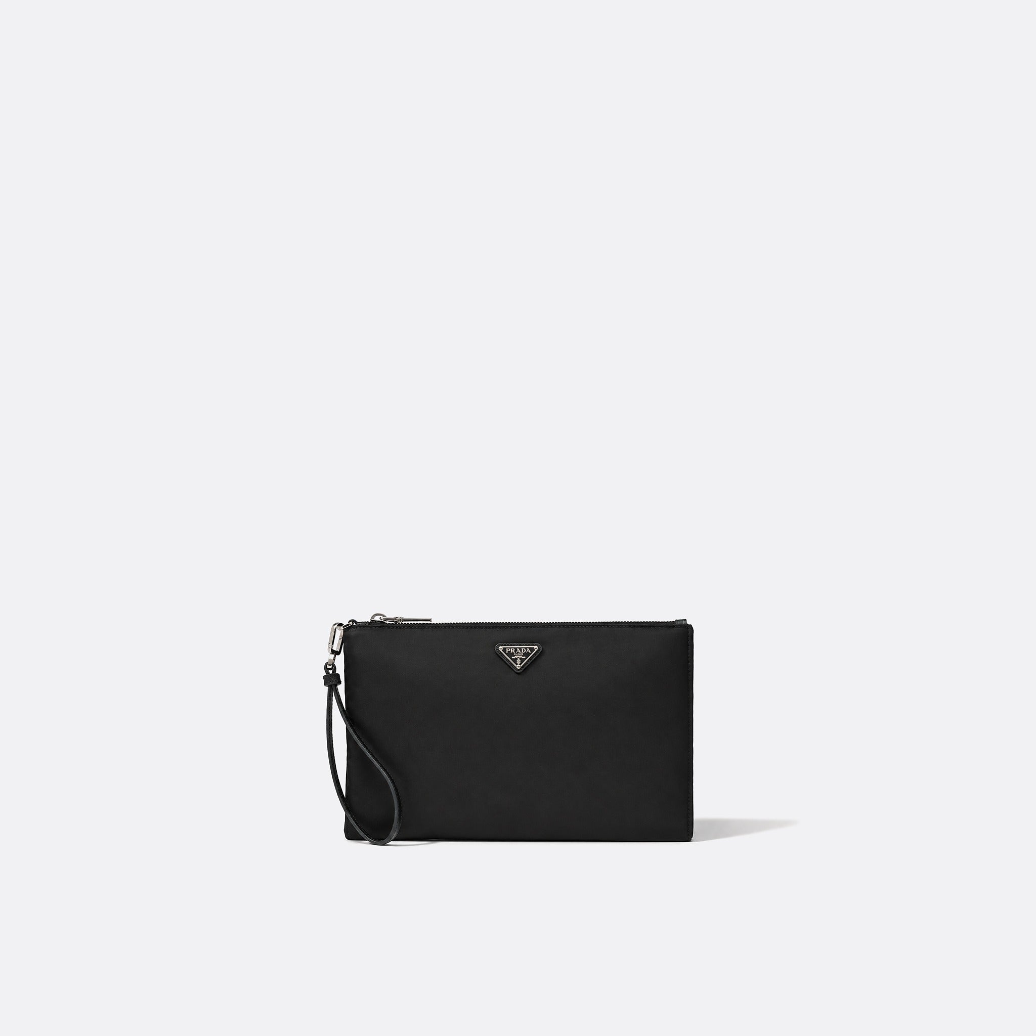 Re-Nylon & Saffiano Leather Pouch from Prada