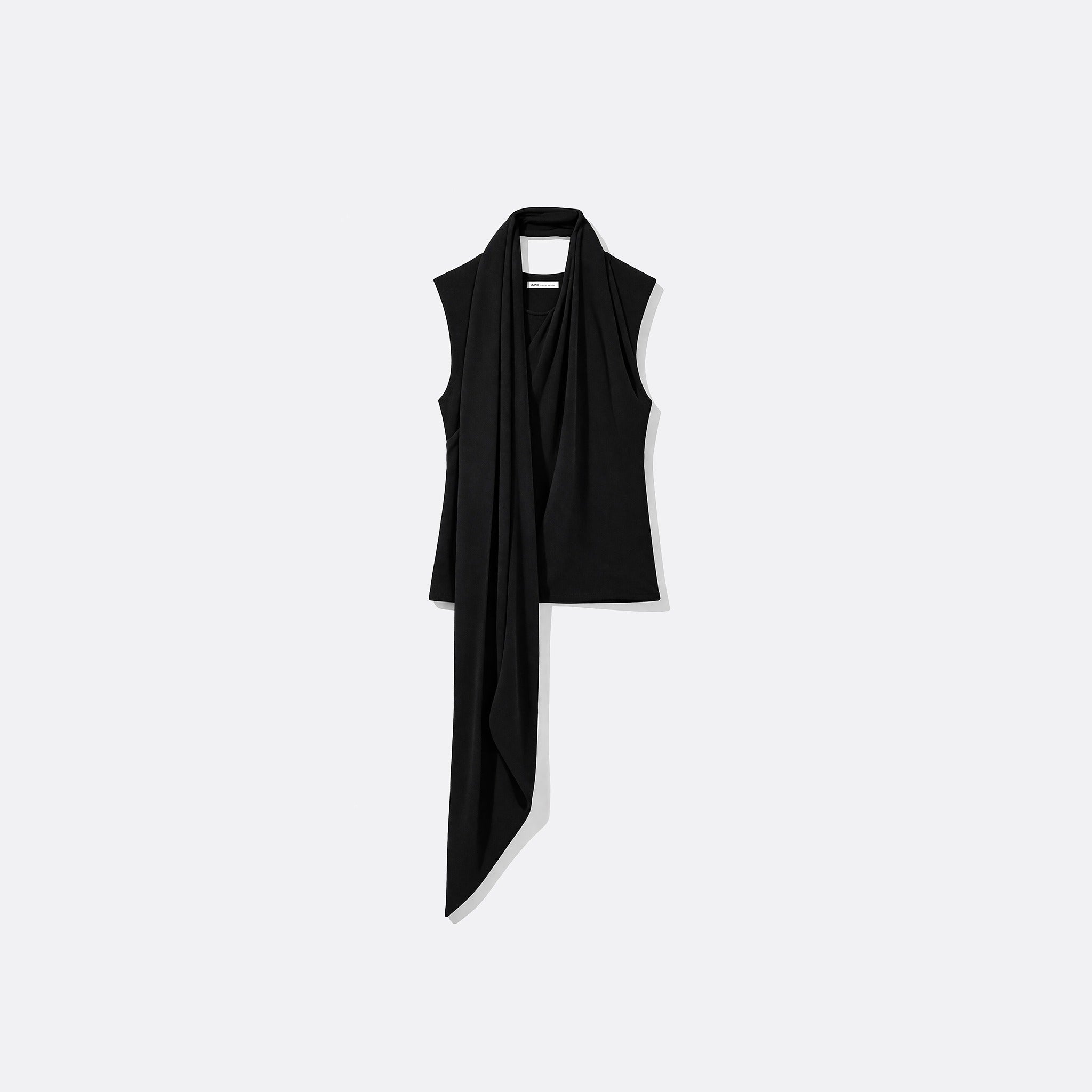 Lavallière Sleeveless Jersey Top from Ami Paris