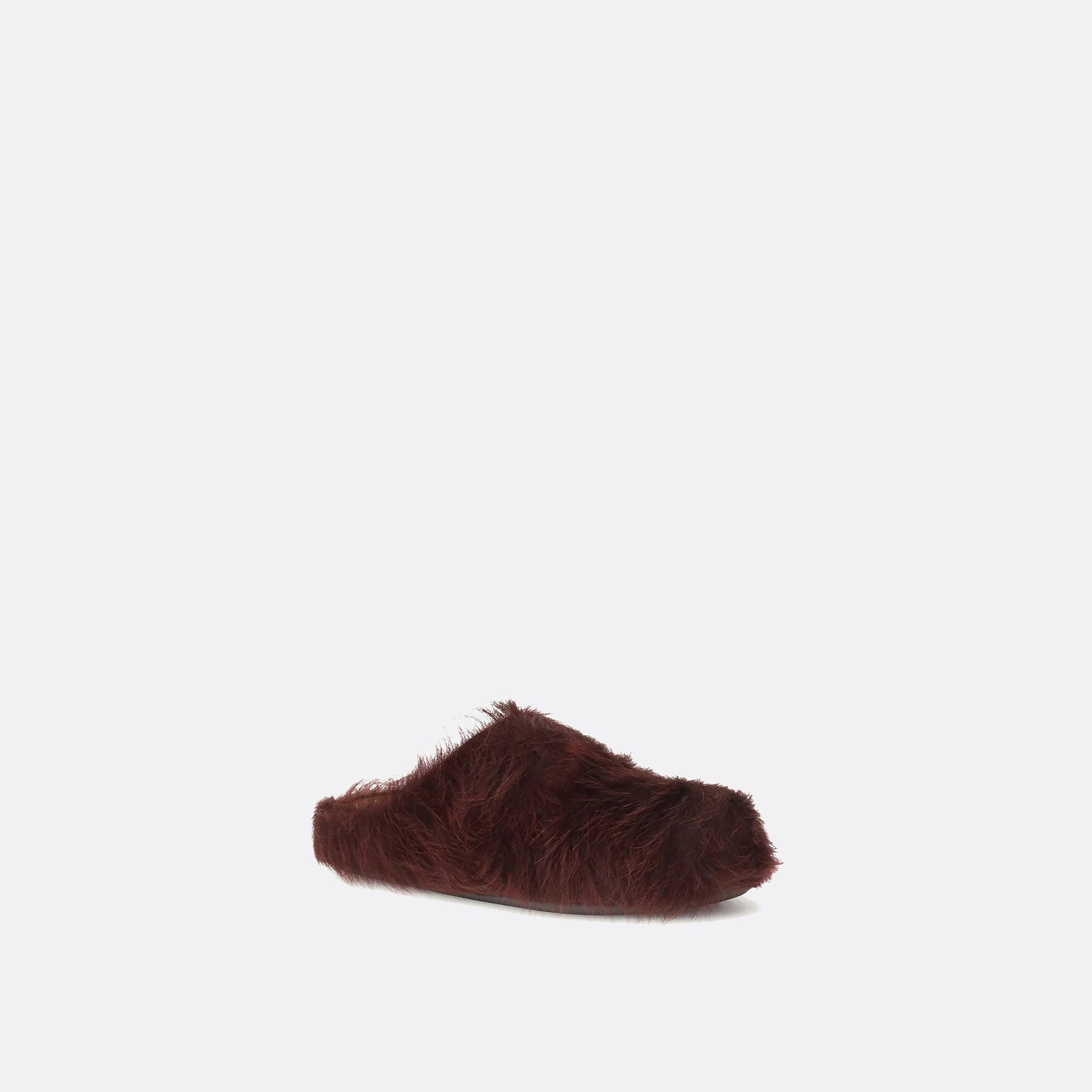The Long Haircalfskin Fussbett Sabot from Marni in Red