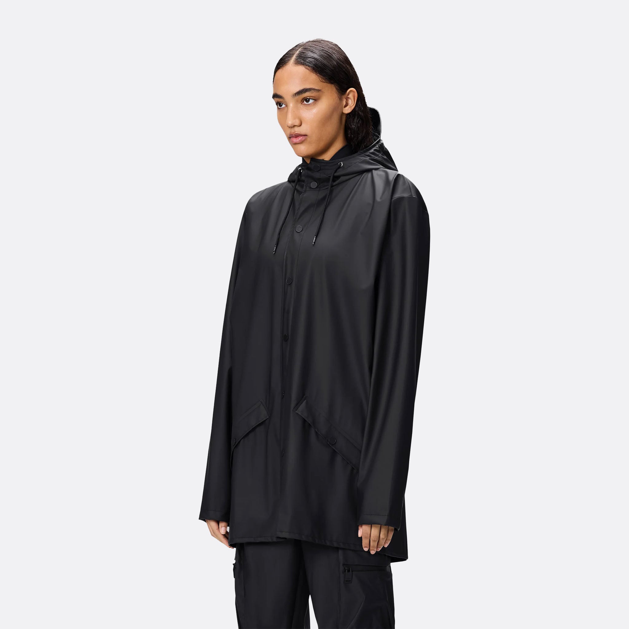 RAINS The Jacket in Black