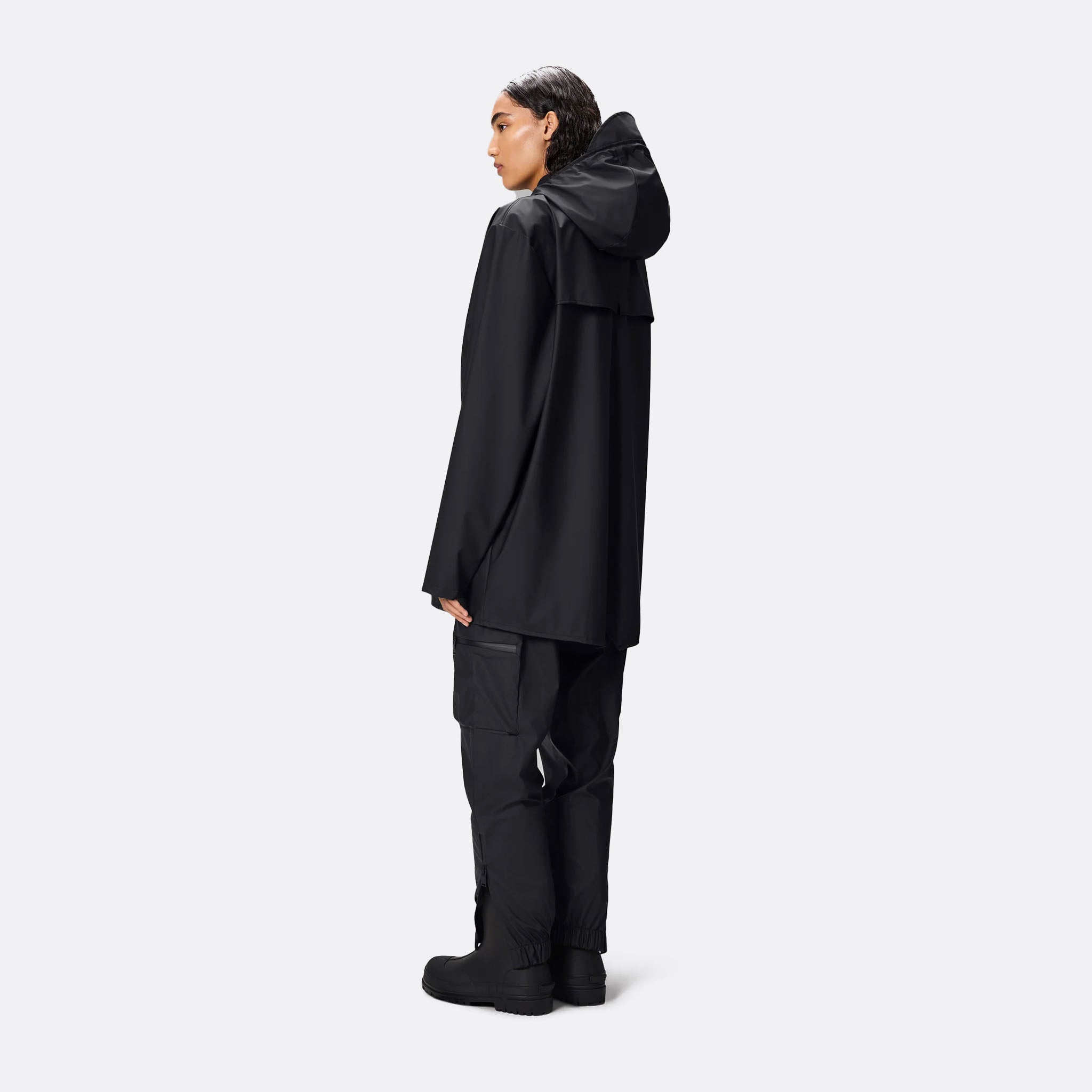 RAINS The Jacket in Black